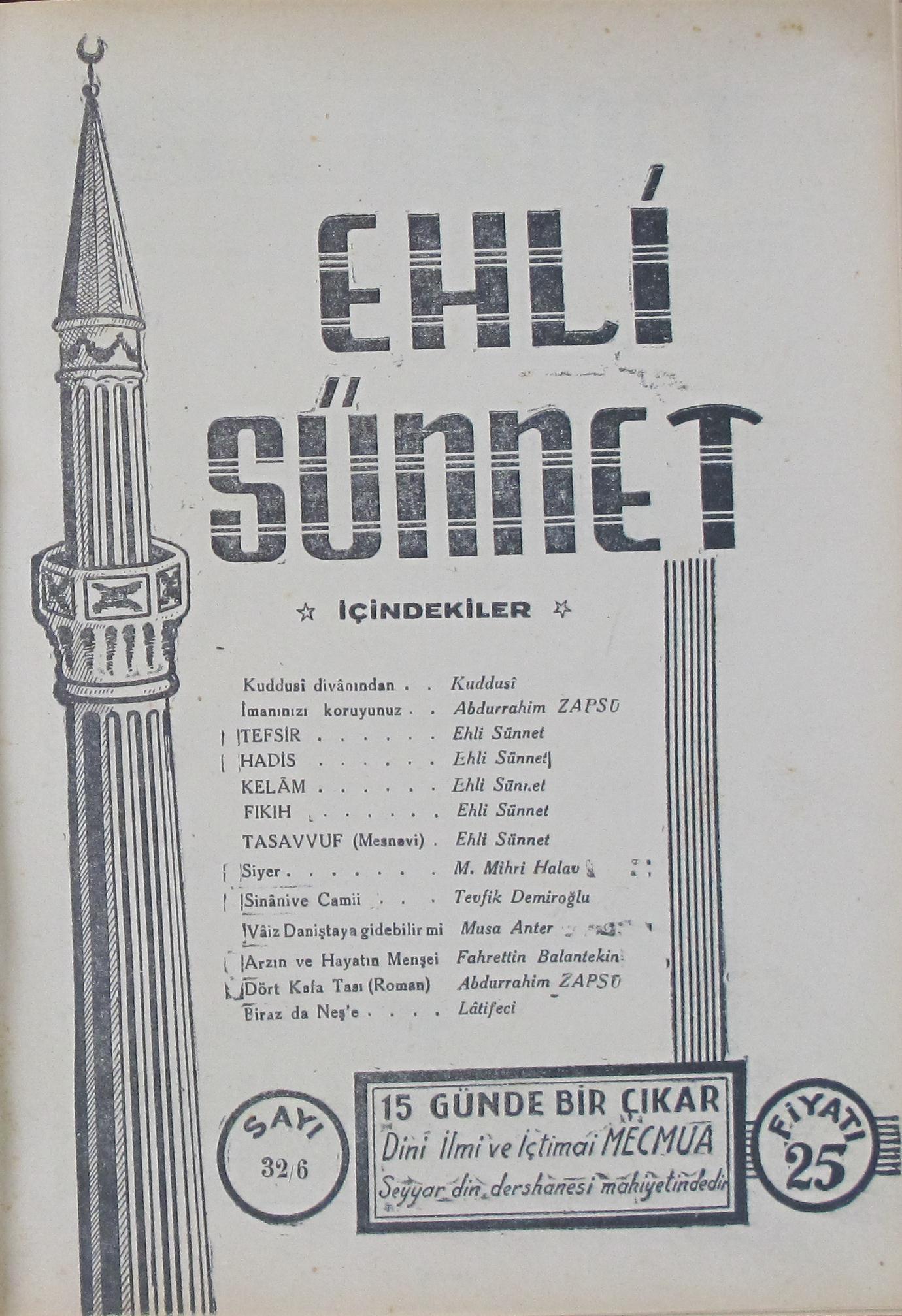 2. Cilt 32. Sayı Kapağı