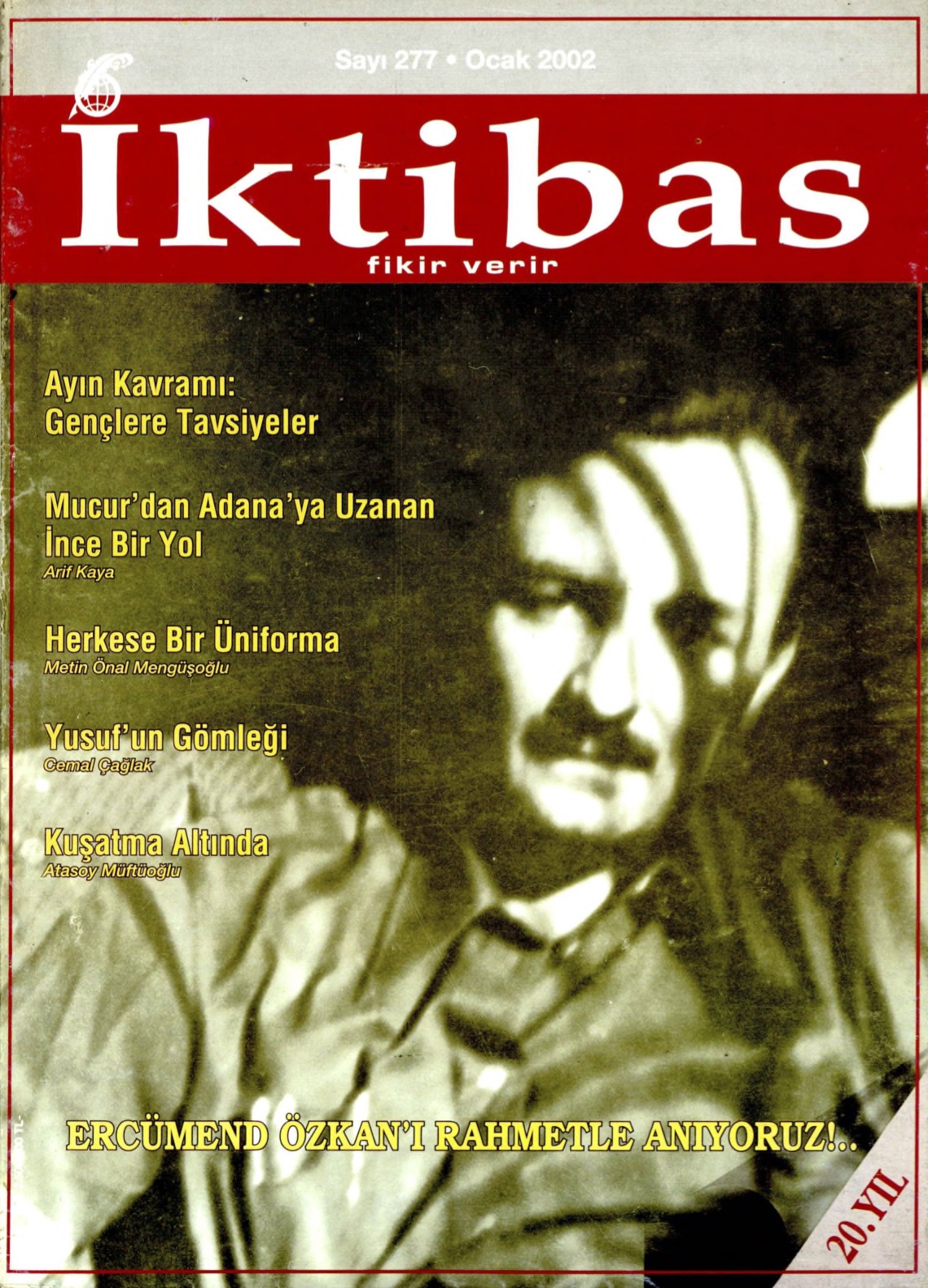 20. Cilt 277. Sayı Kapağı