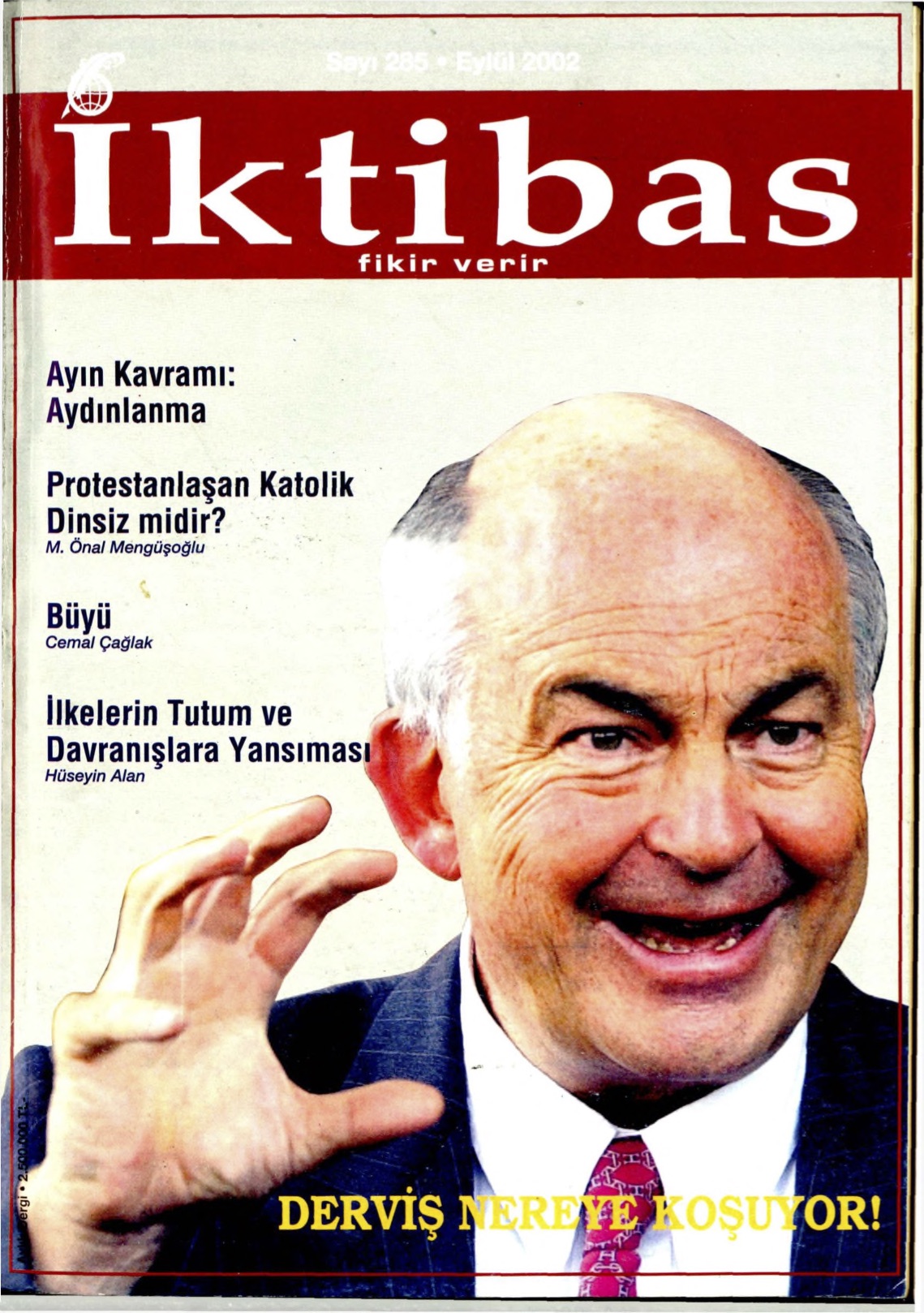 20. Cilt 285. Sayı Kapağı