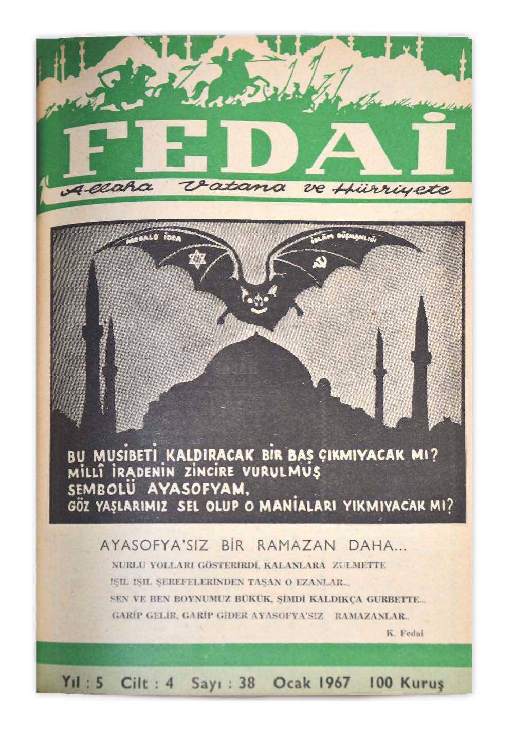 4. Cilt 38. Sayı Kapağı