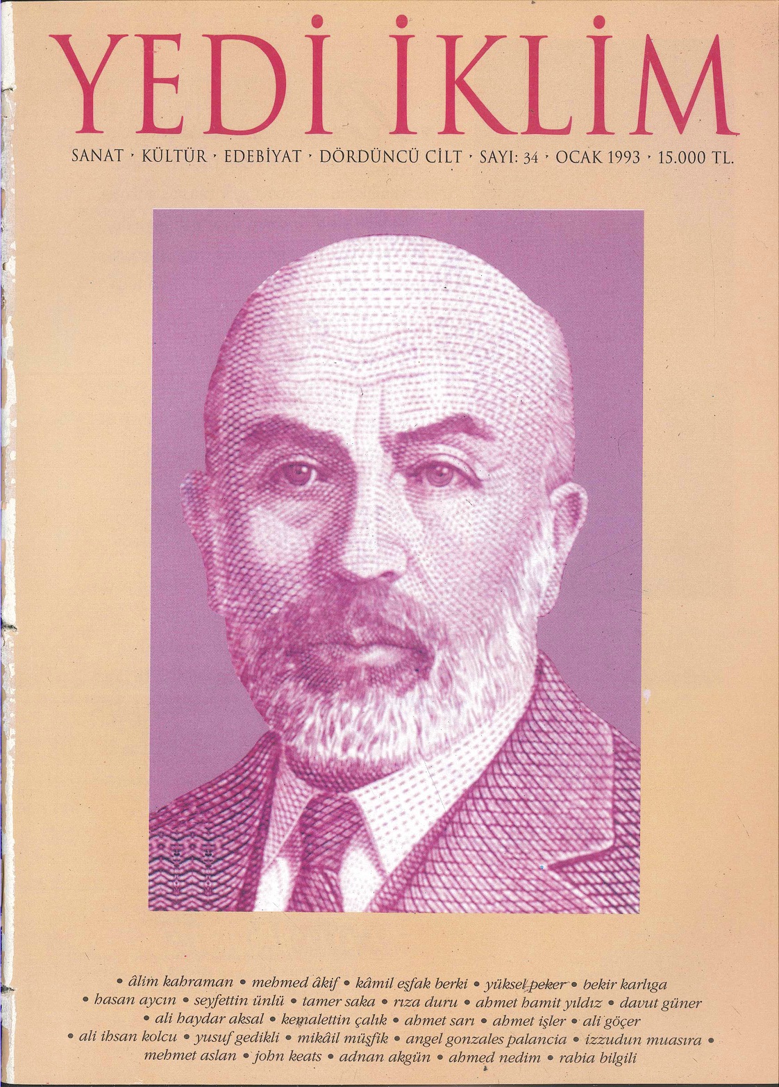4. Cilt 34. Sayı Kapağı