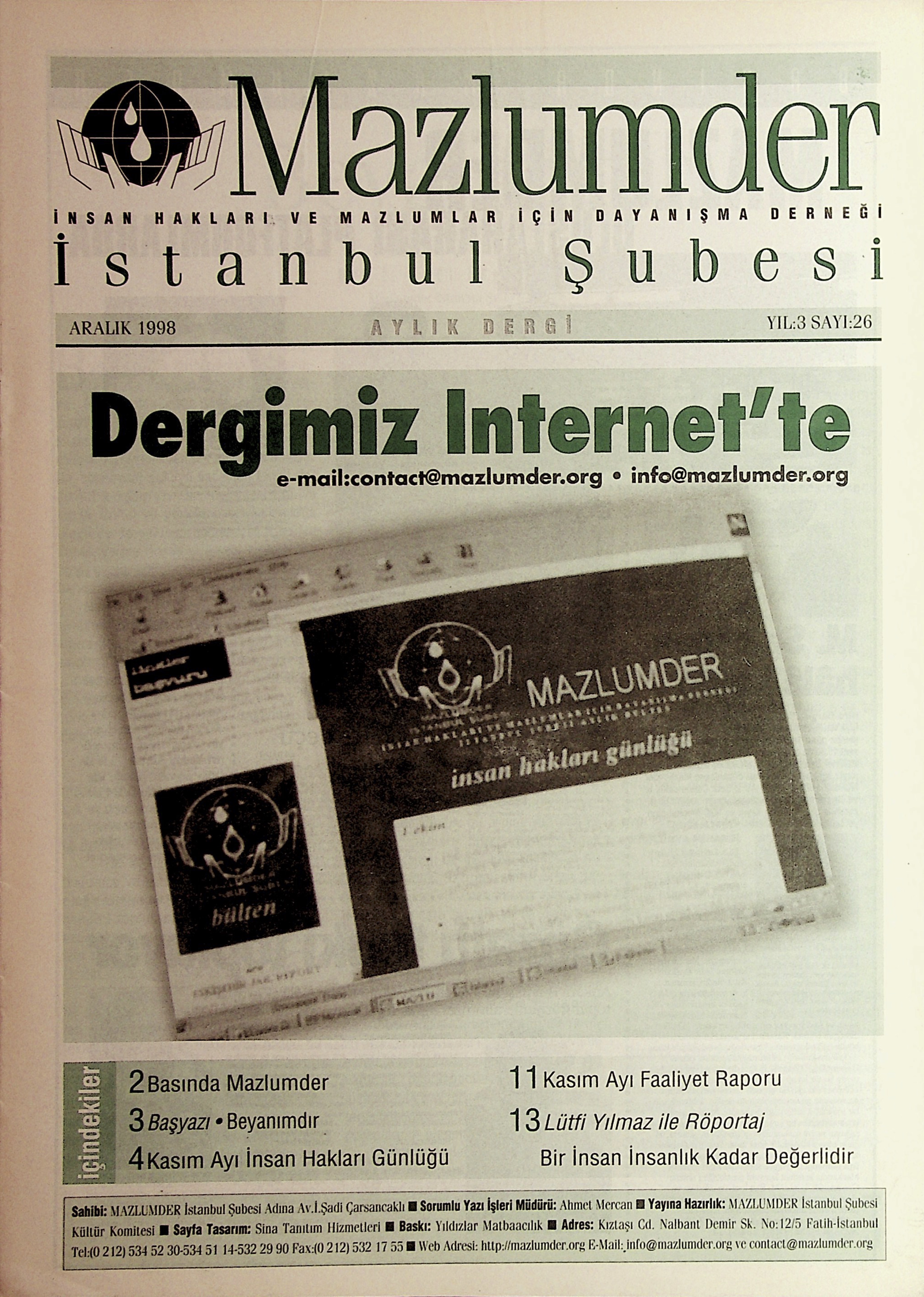 26. Sayı Kapağı