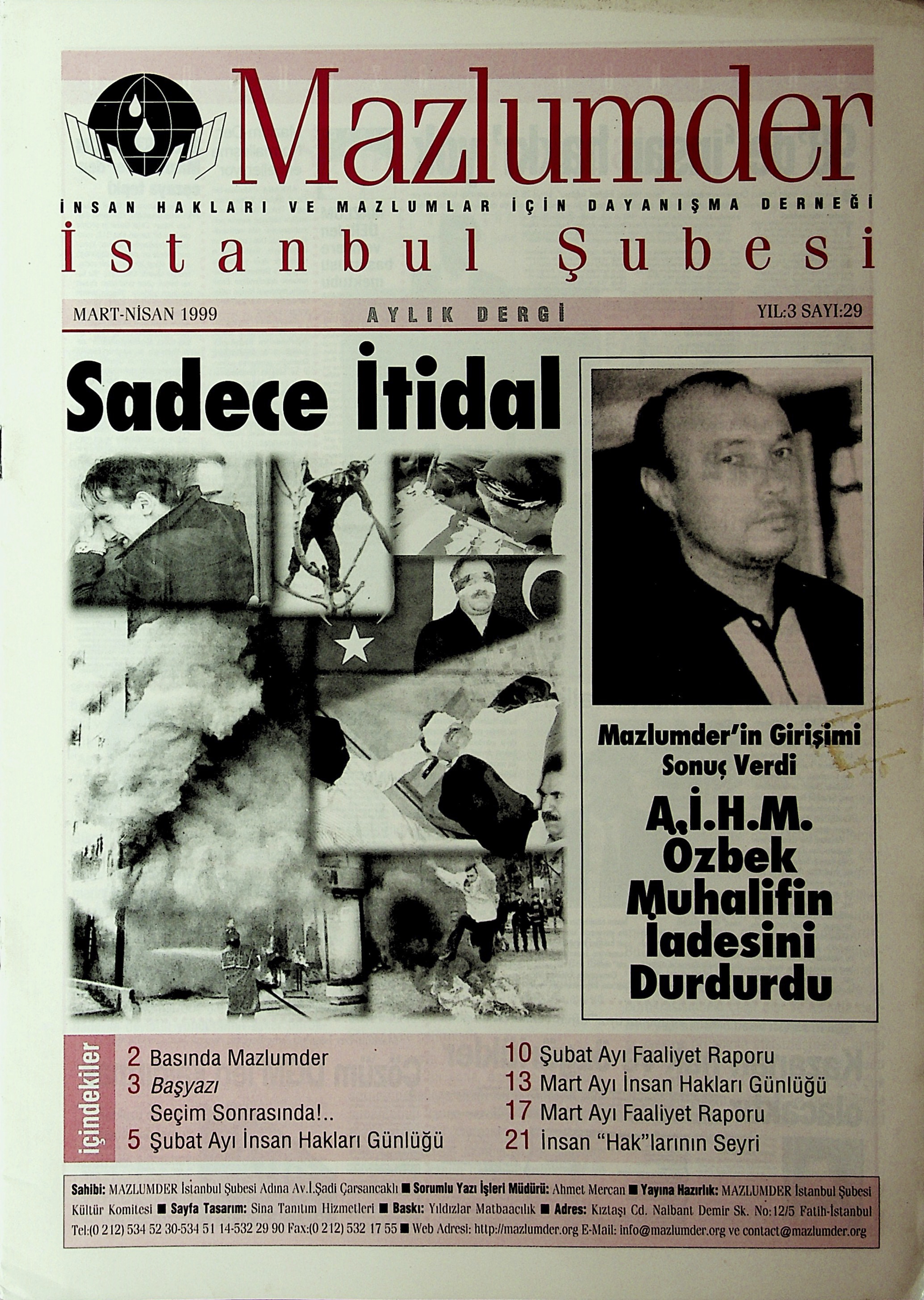 29. Sayı Kapağı