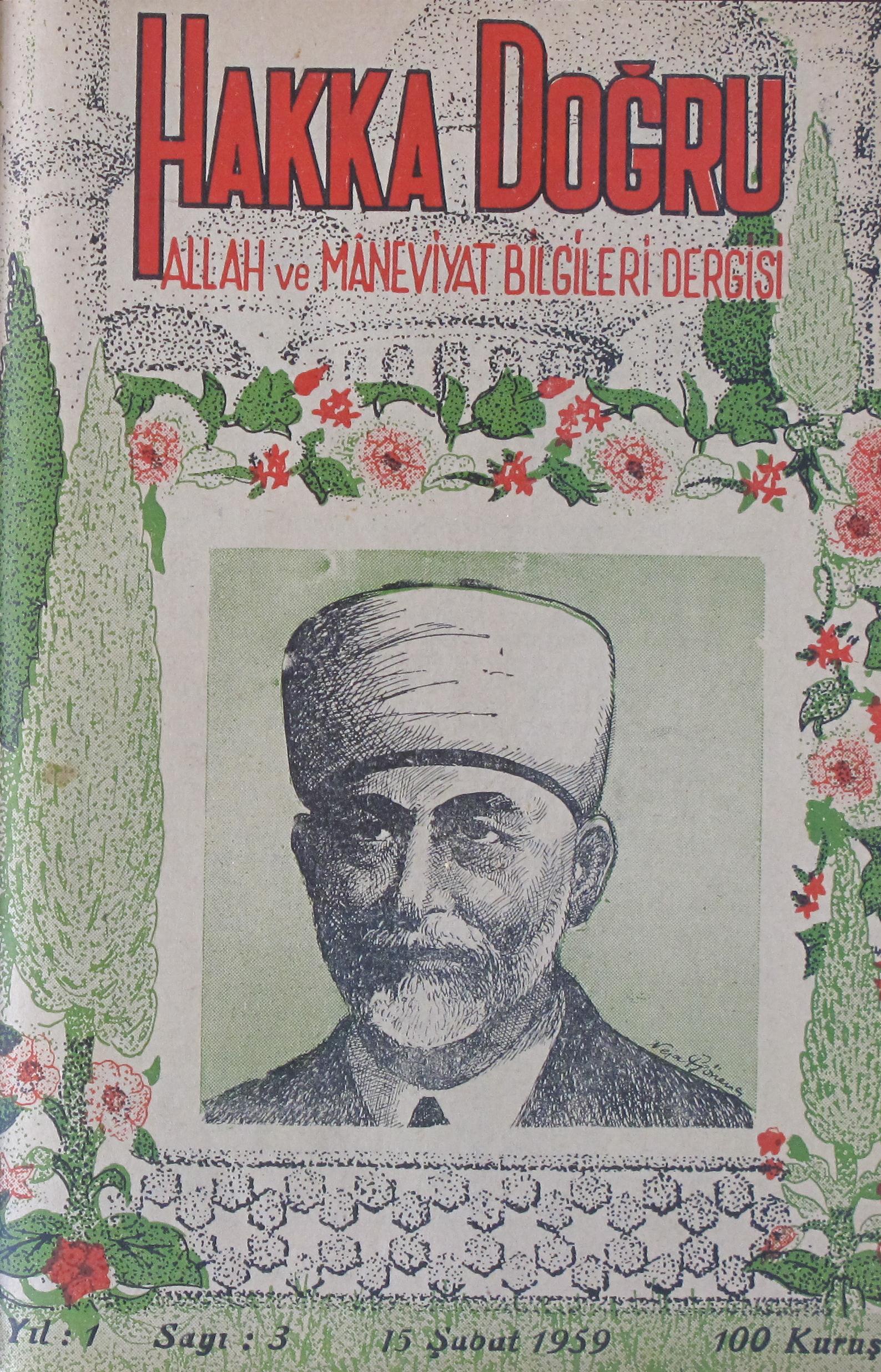 1. Cilt 3. Sayı Kapağı