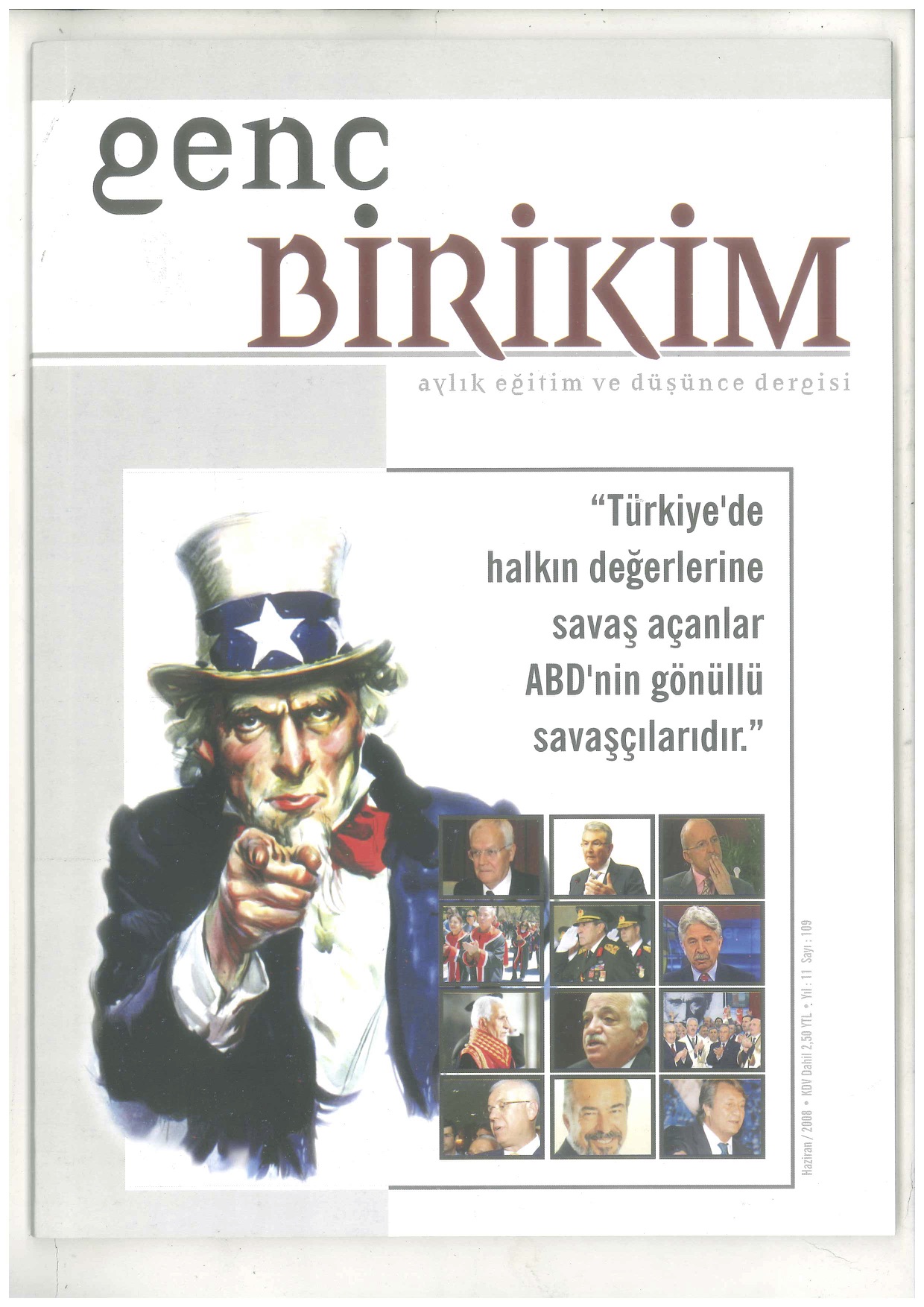 109. Sayı Kapağı