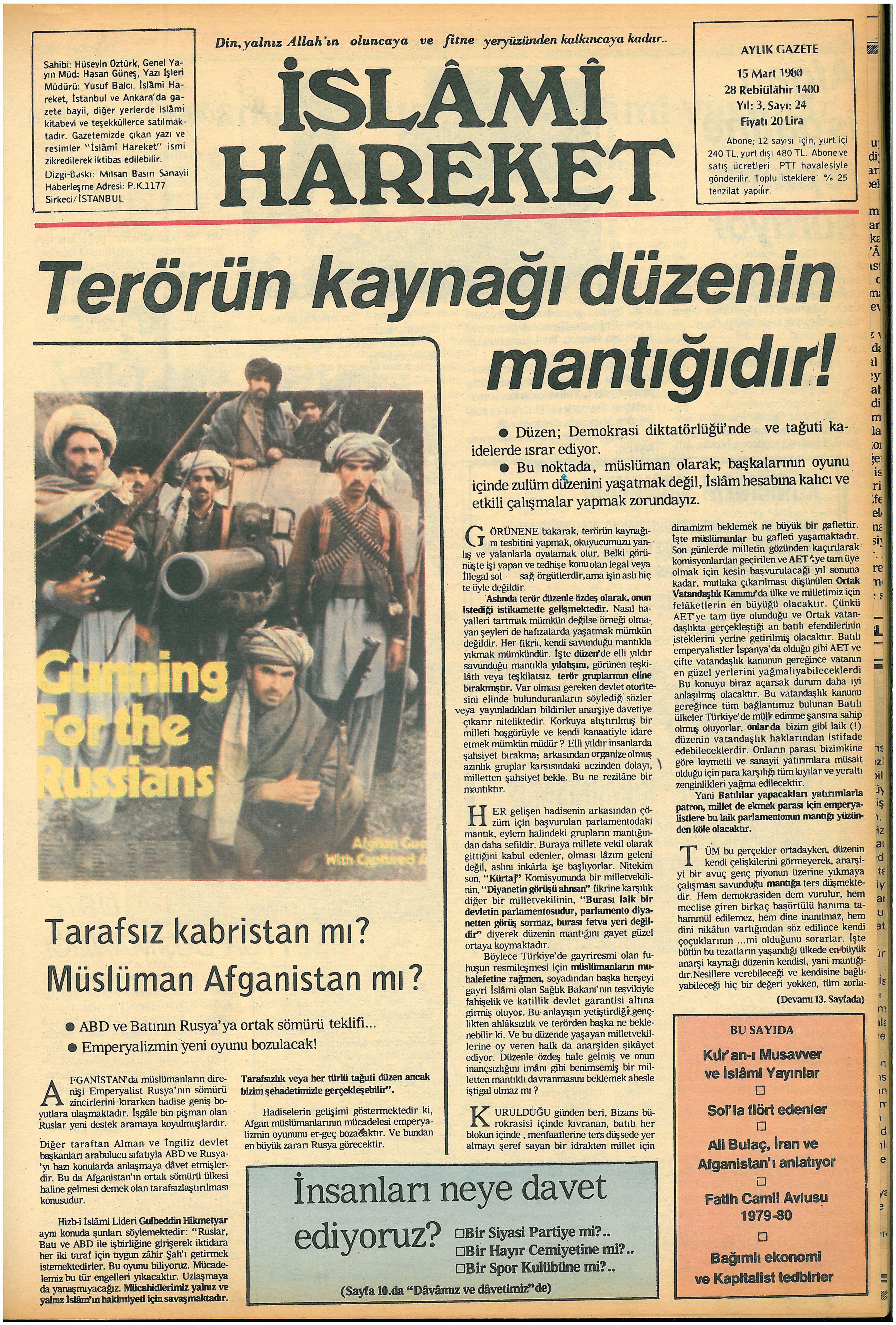 3. Cilt 24. Sayı Kapağı