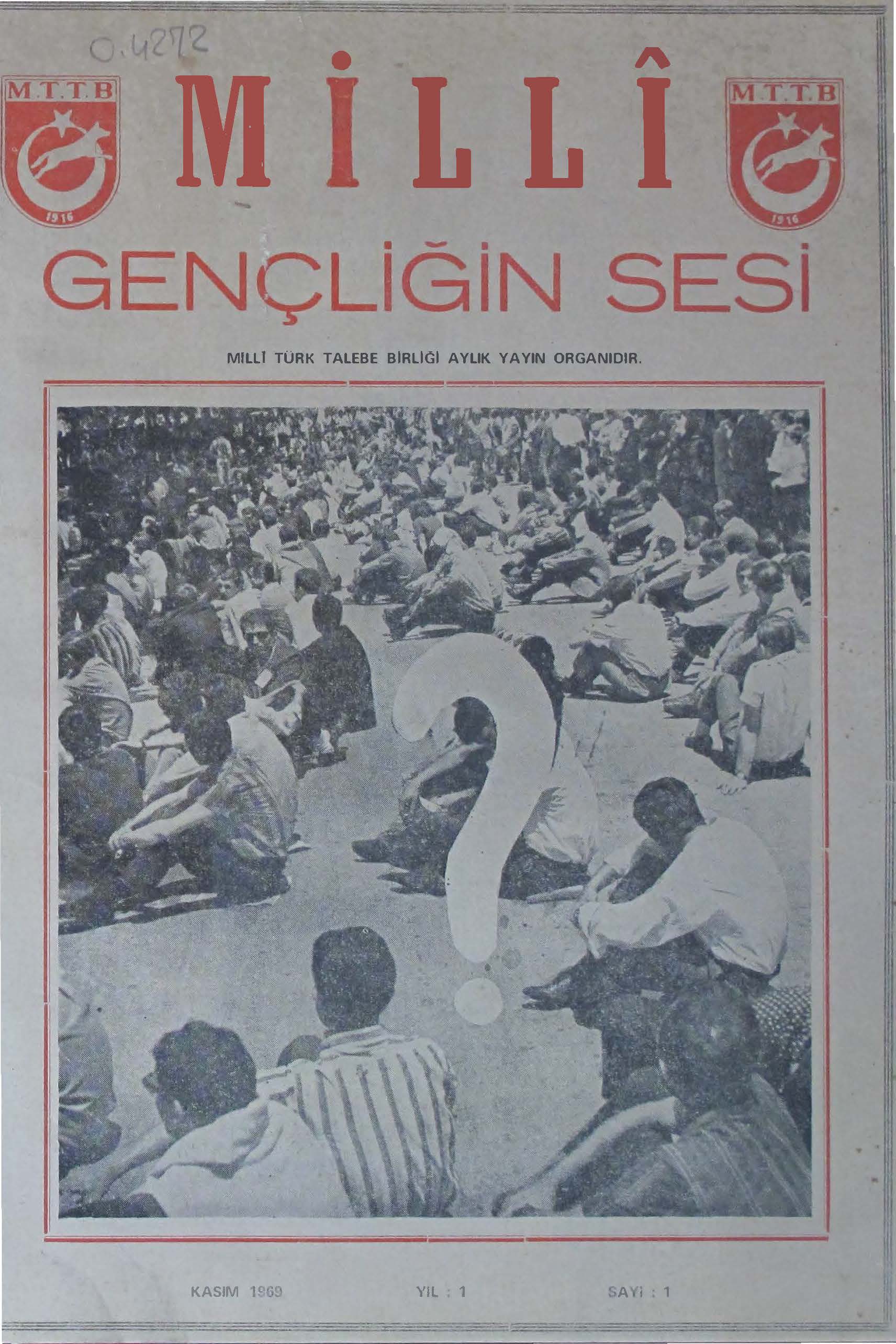 1. Cilt 1. Sayı Kapağı