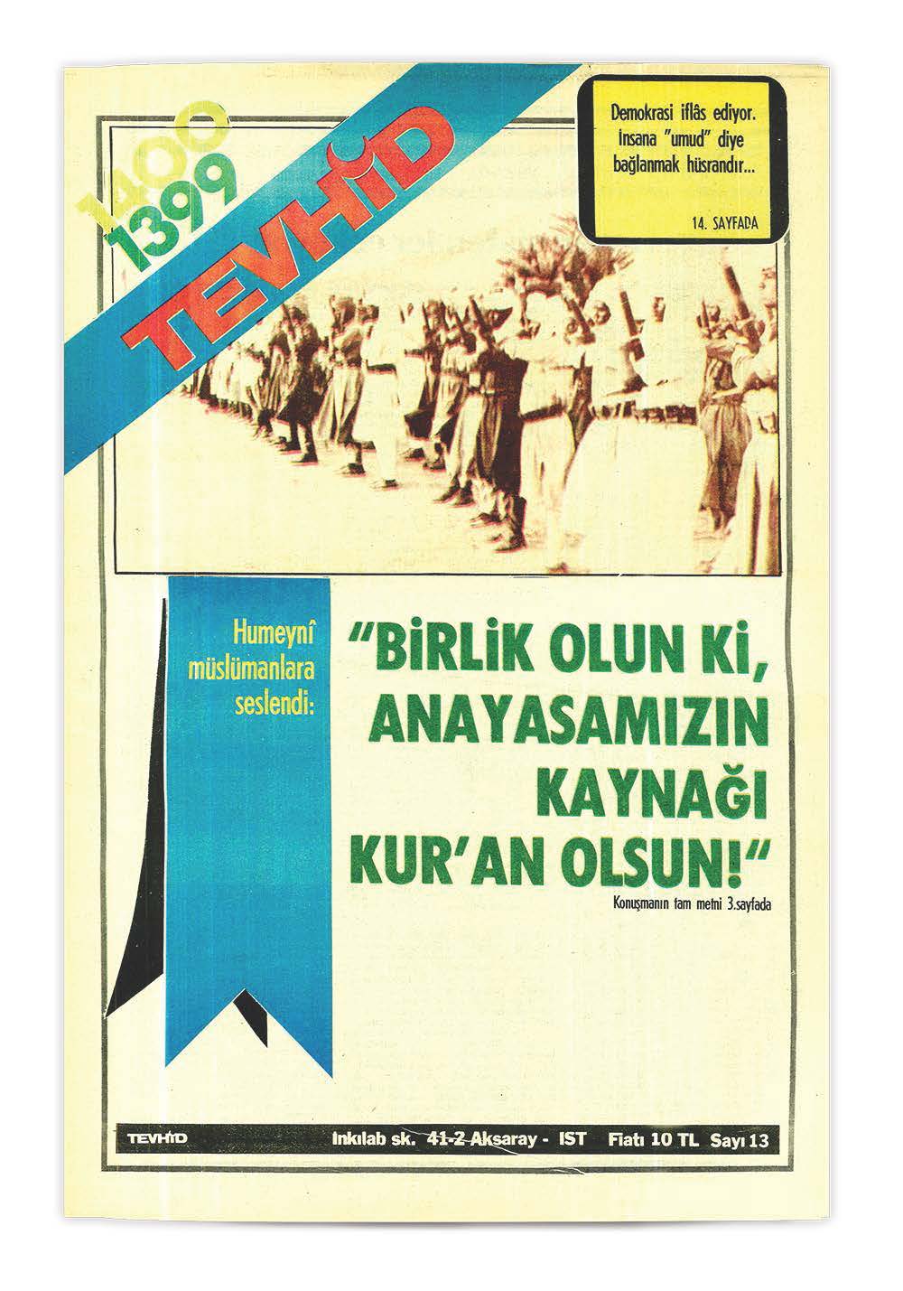 13. Sayı Kapağı