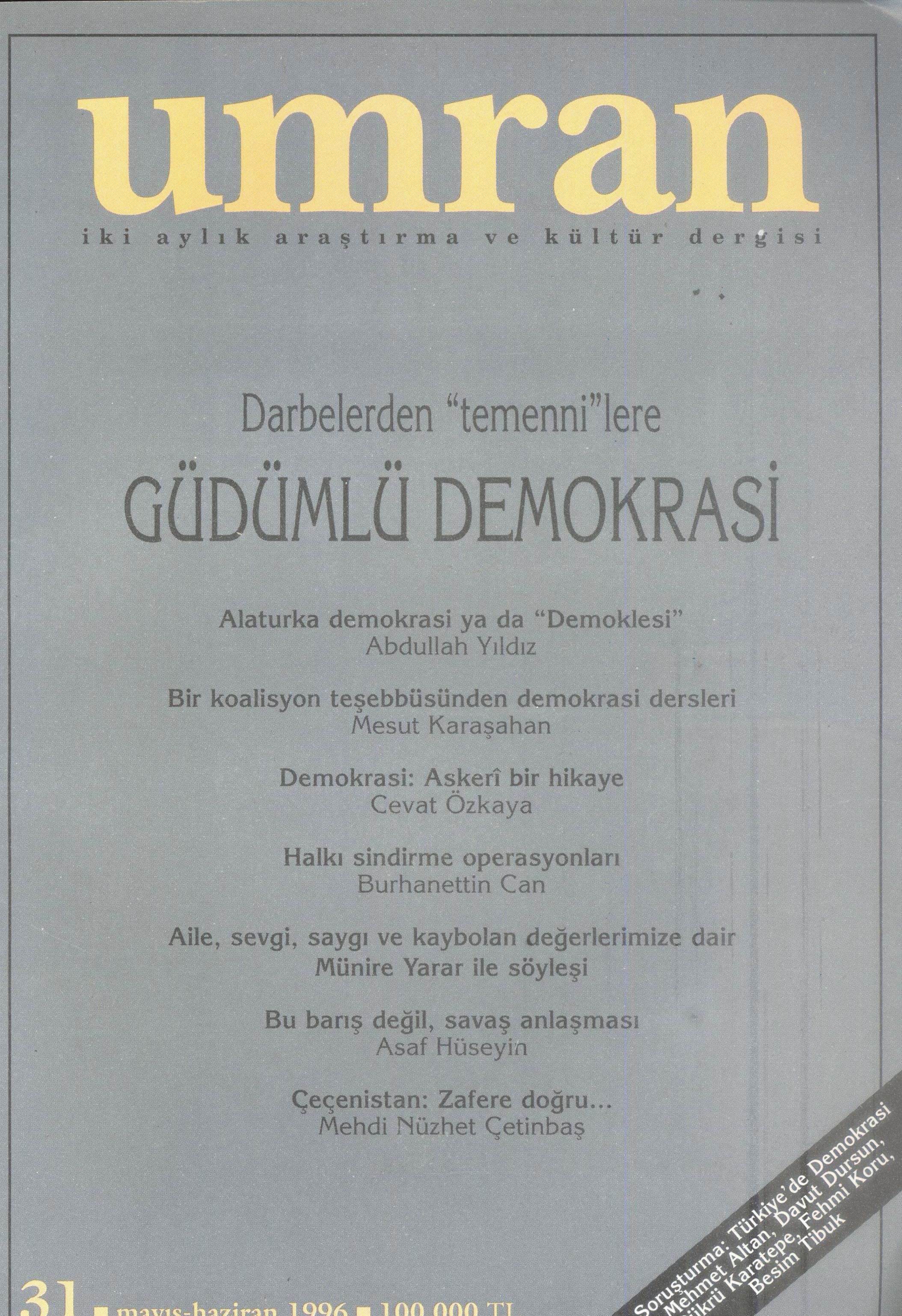 31. Sayı Kapağı