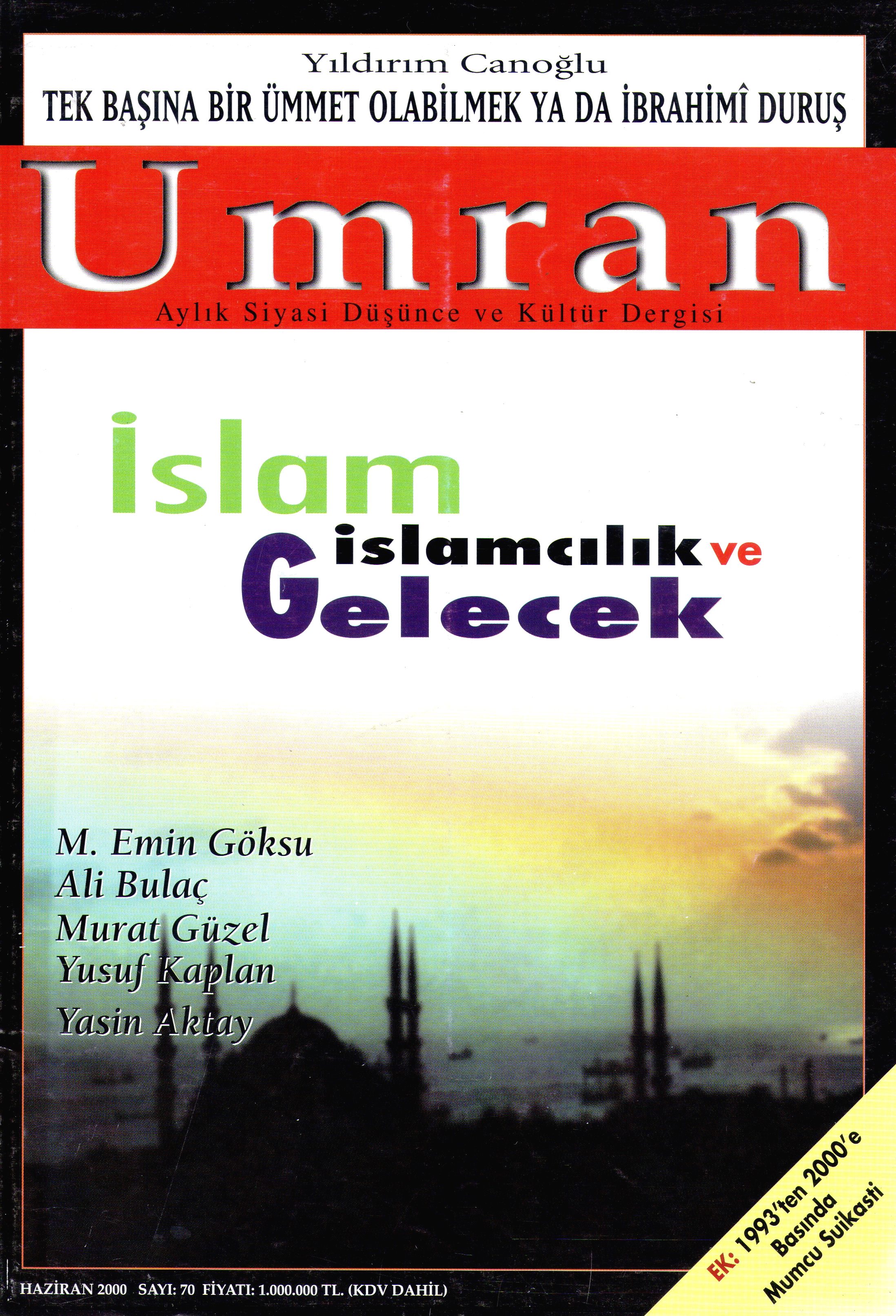 70. Sayı Kapağı
