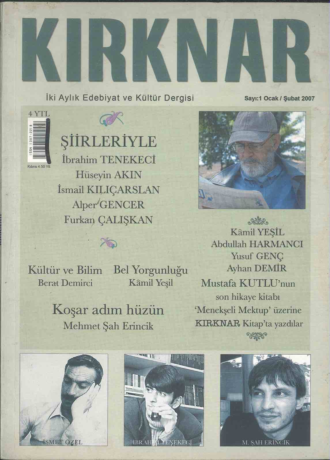 1. Sayı Kapağı