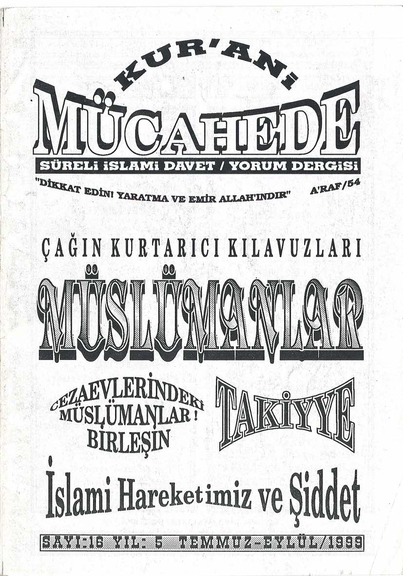 16. Sayı Kapağı