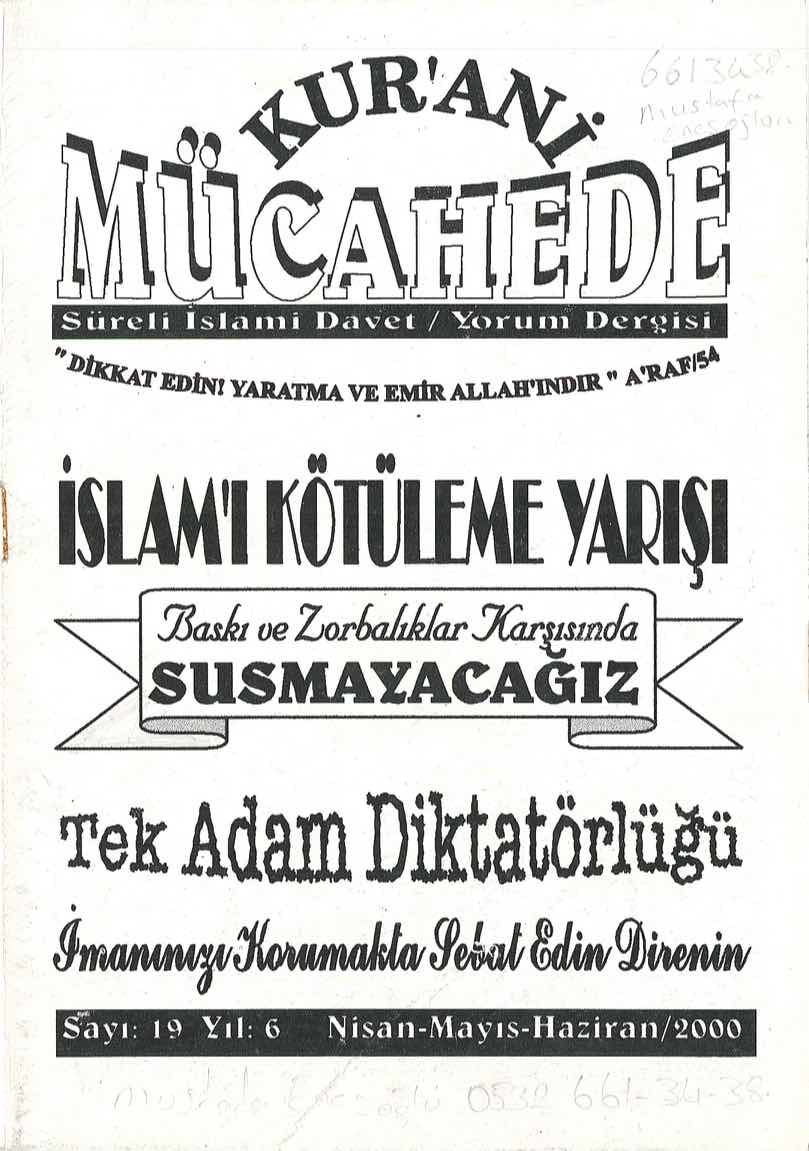 19. Sayı Kapağı