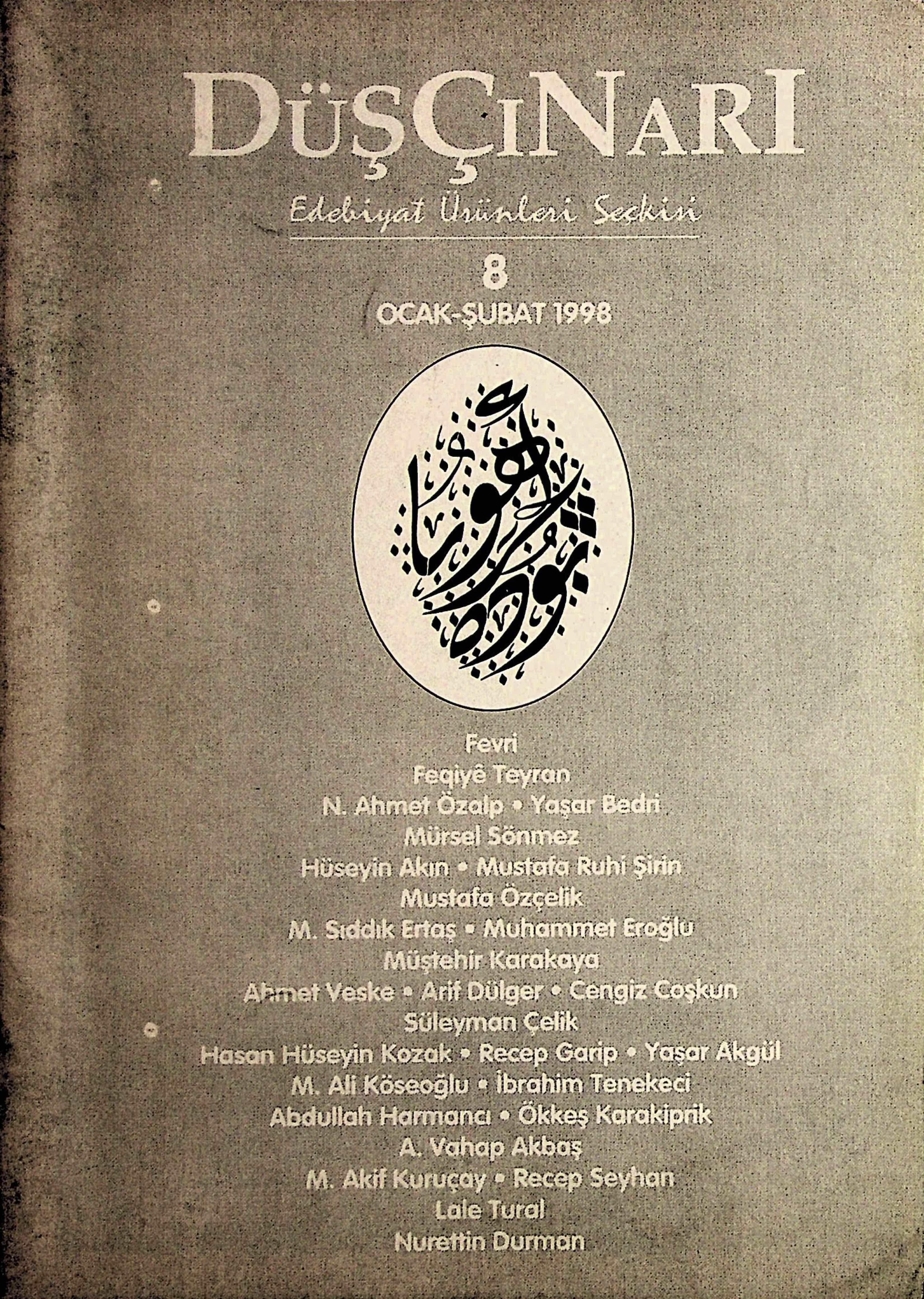 8. Sayı Kapağı