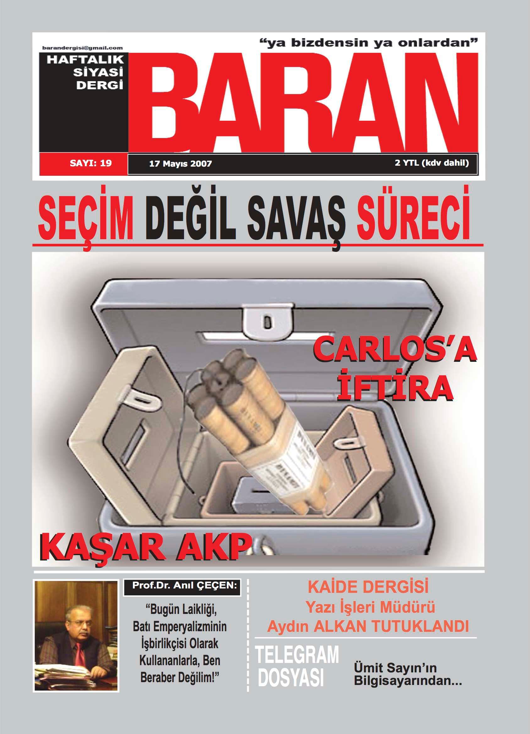 19. Sayı Kapağı