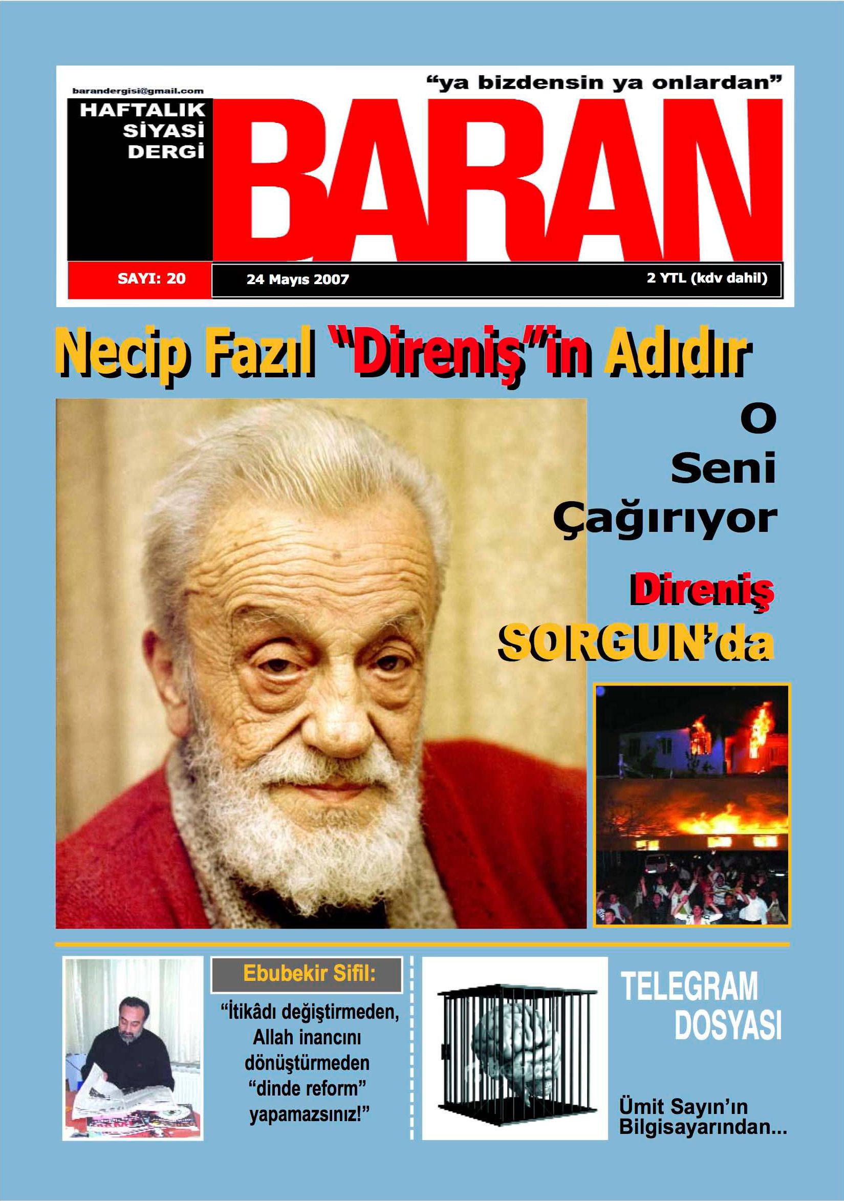 20. Sayı Kapağı