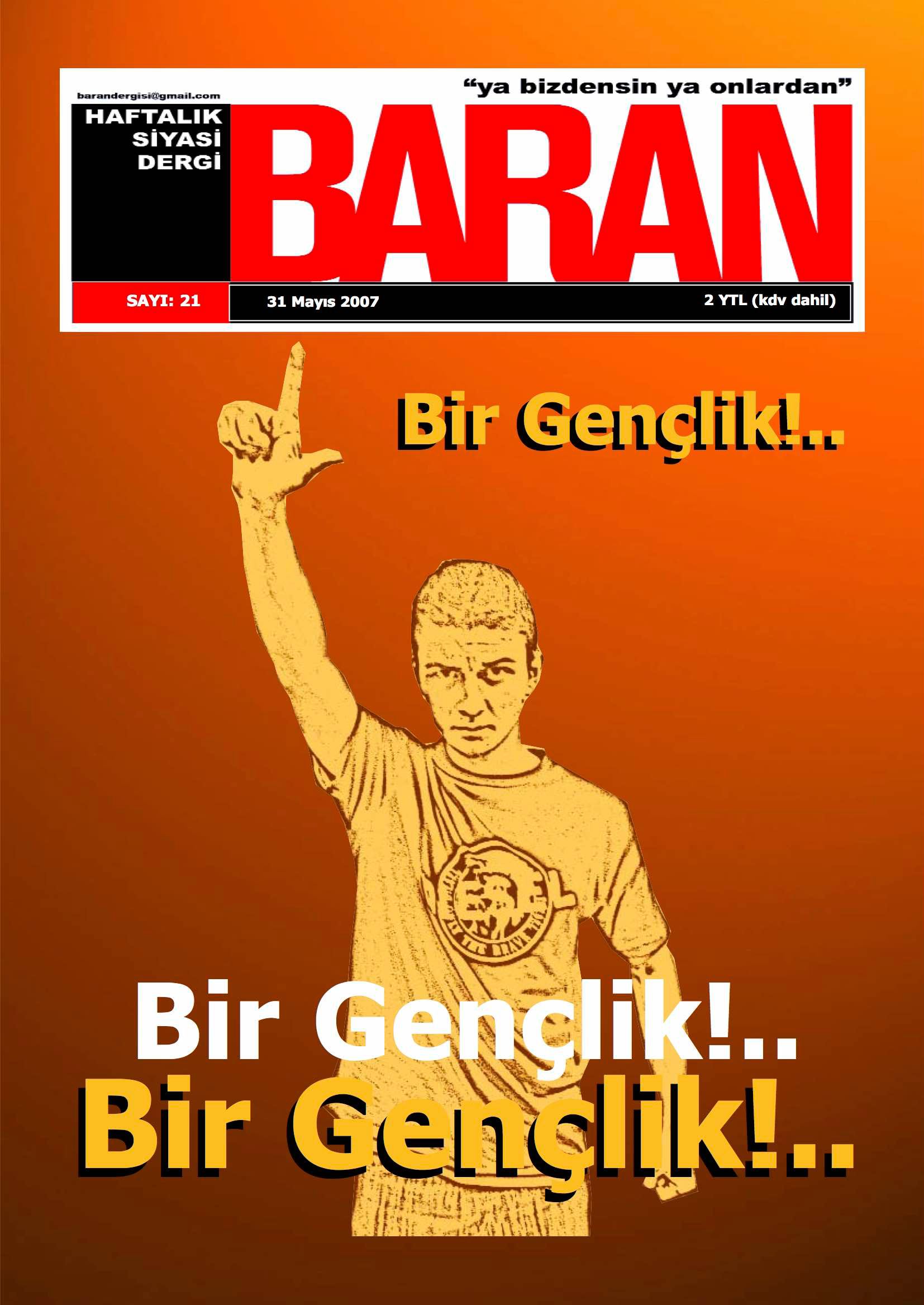 21. Sayı Kapağı