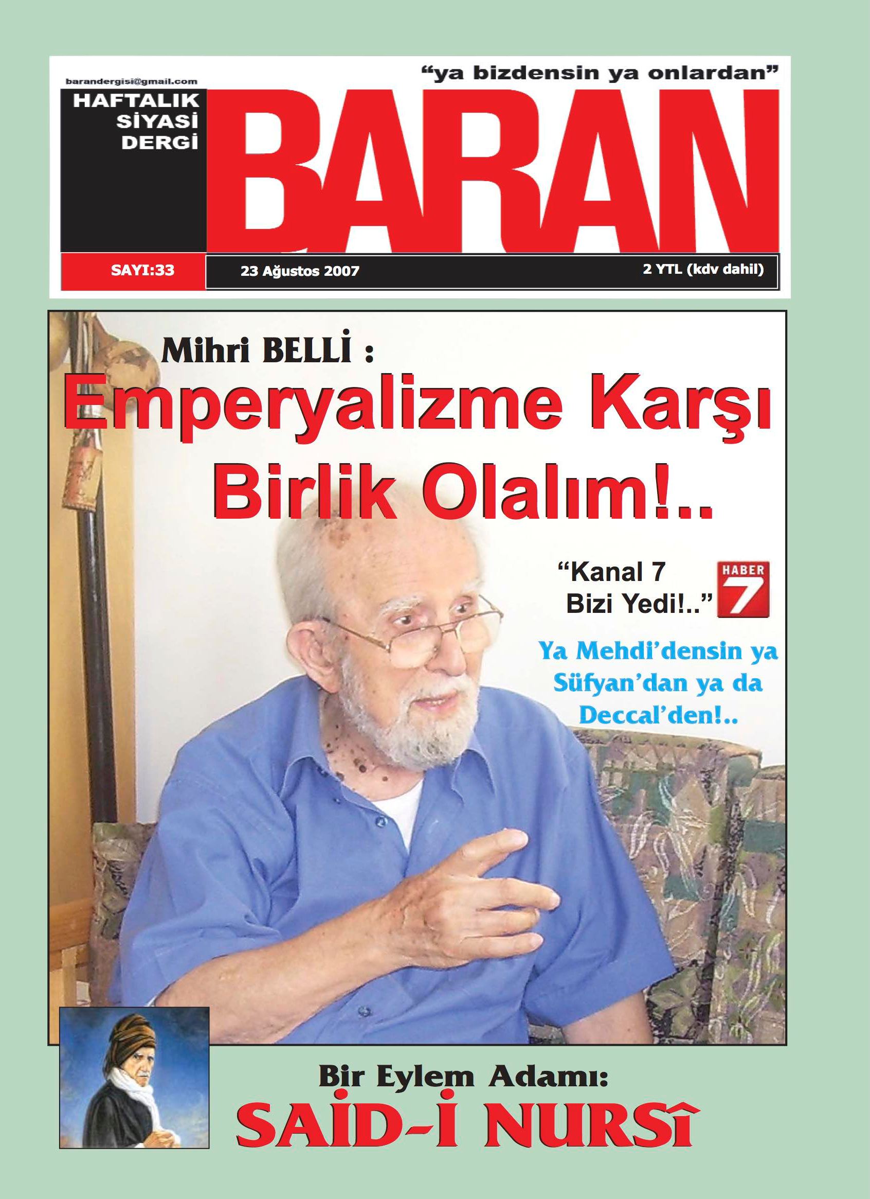 33. Sayı Kapağı