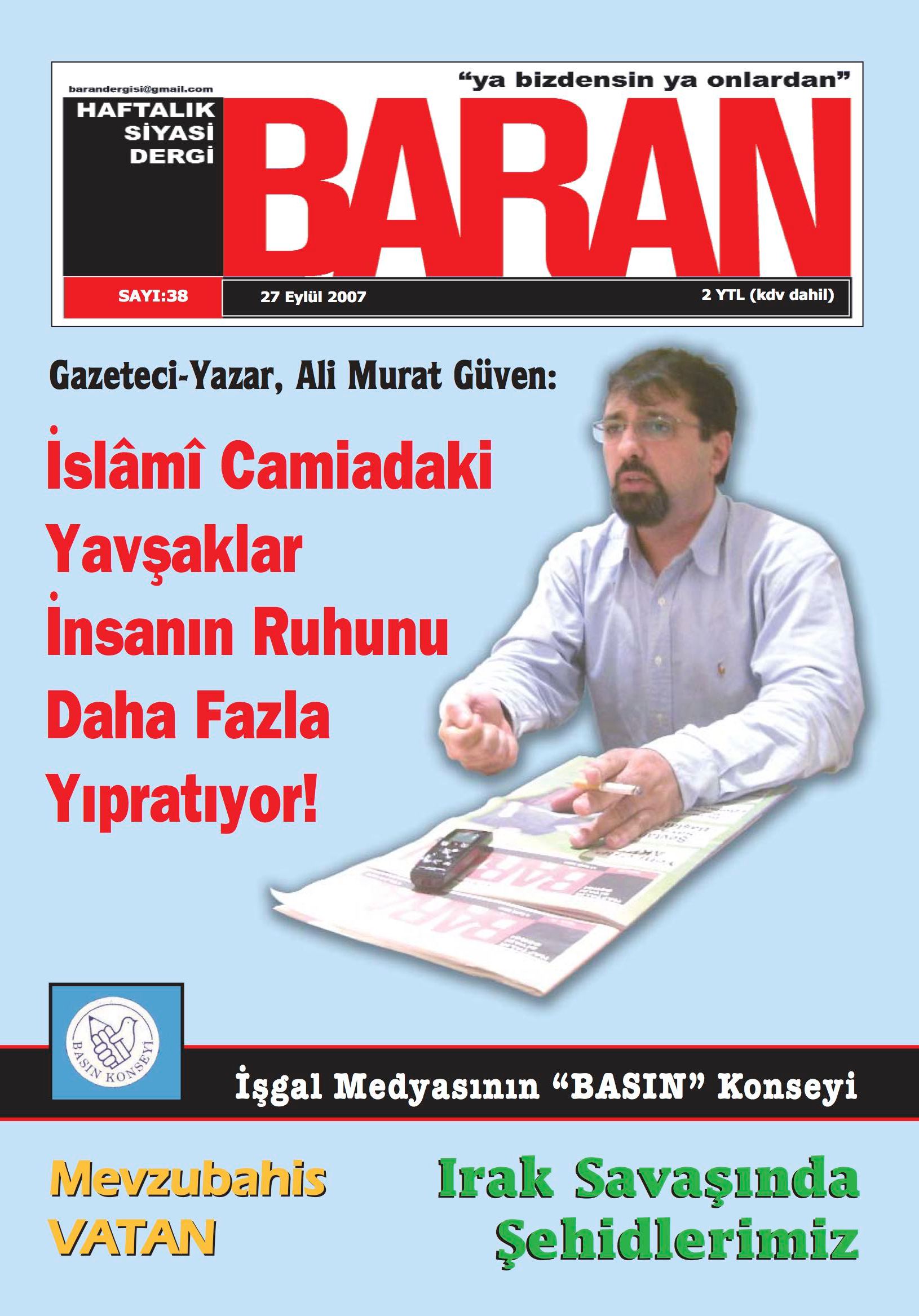 38. Sayı Kapağı