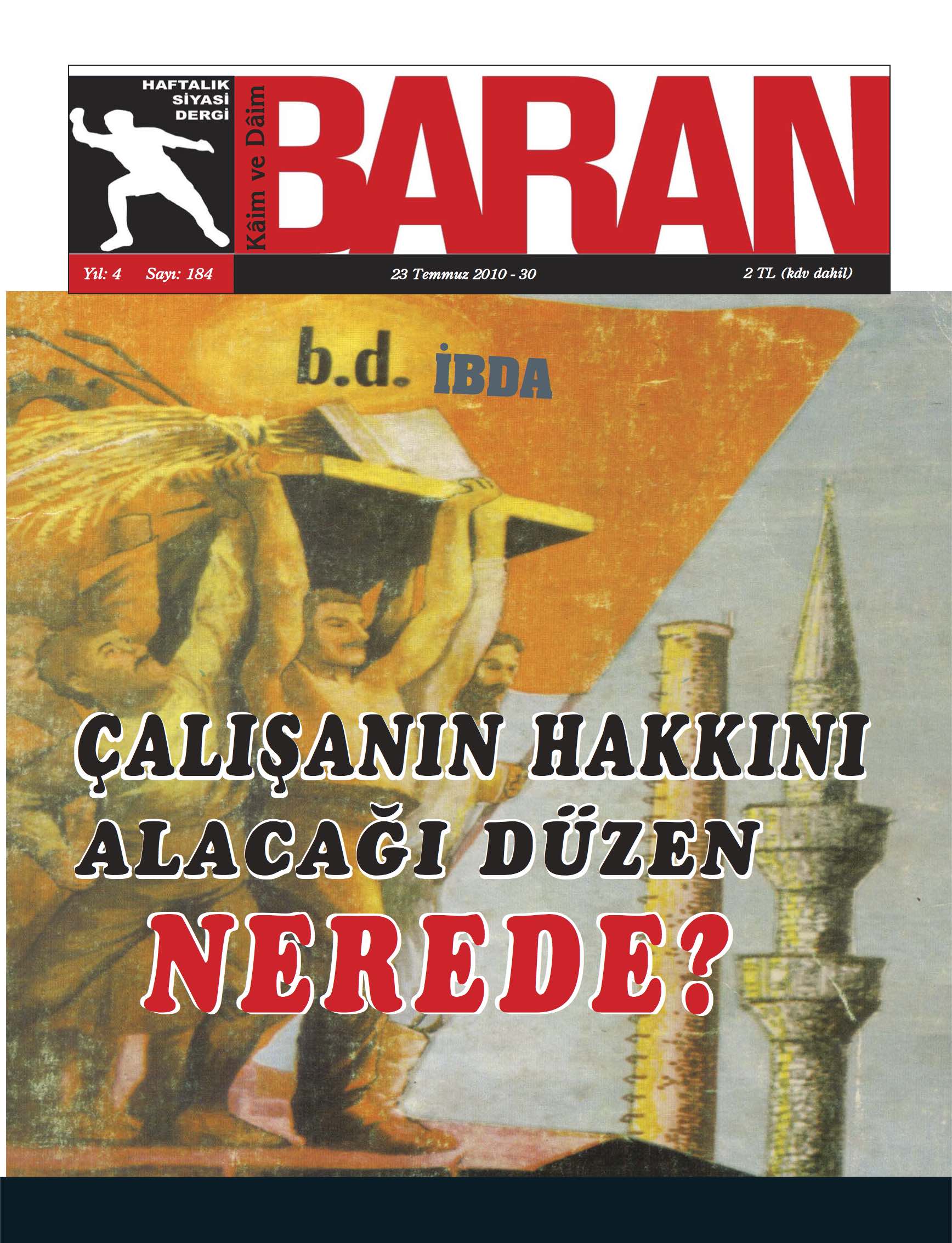 184. Sayı Kapağı