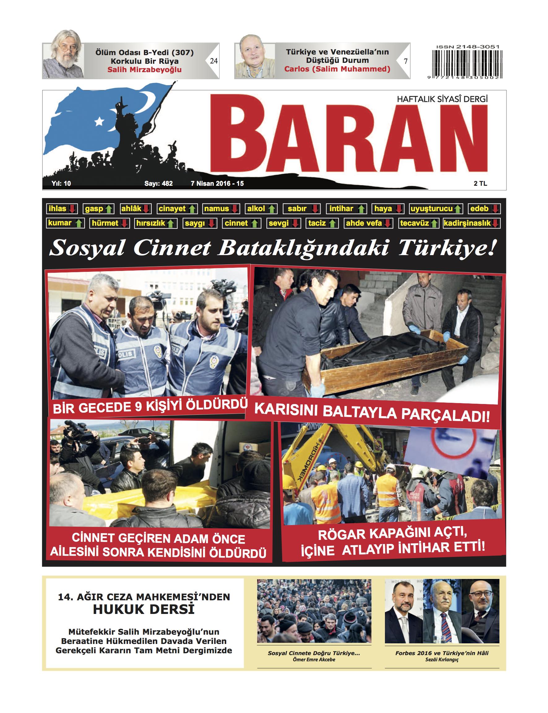 482. Sayı Kapağı