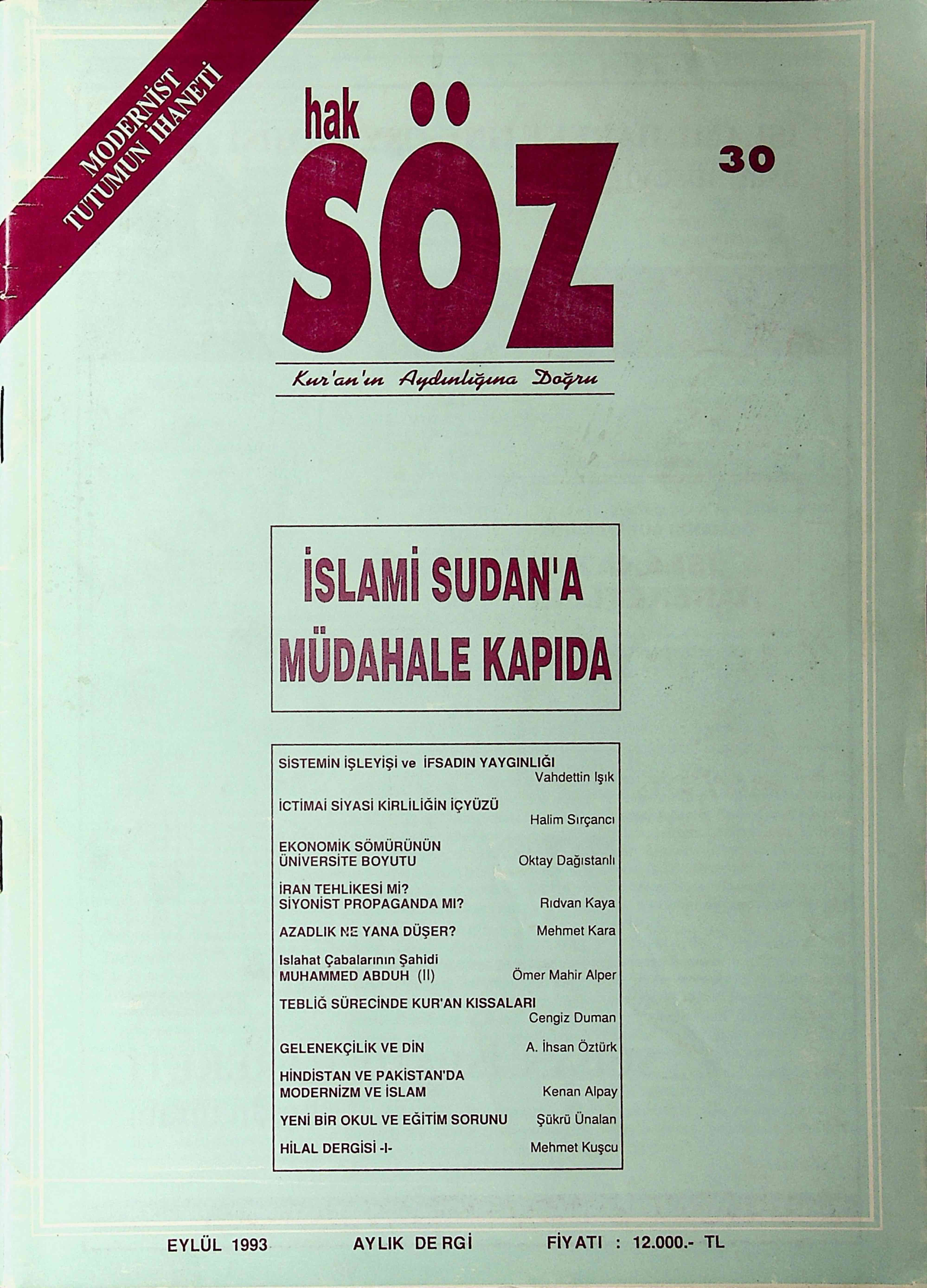 30. Sayı Kapağı