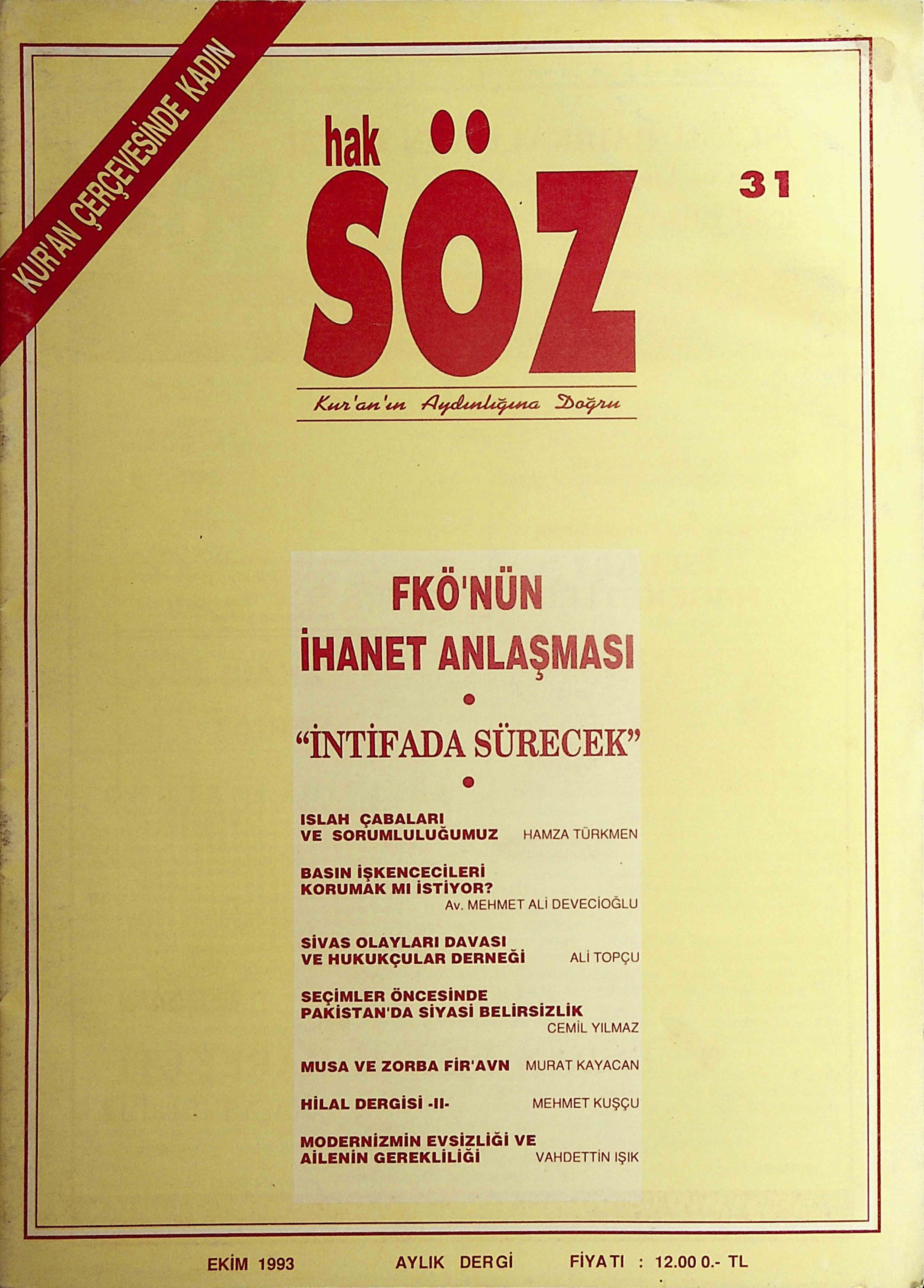 31. Sayı Kapağı