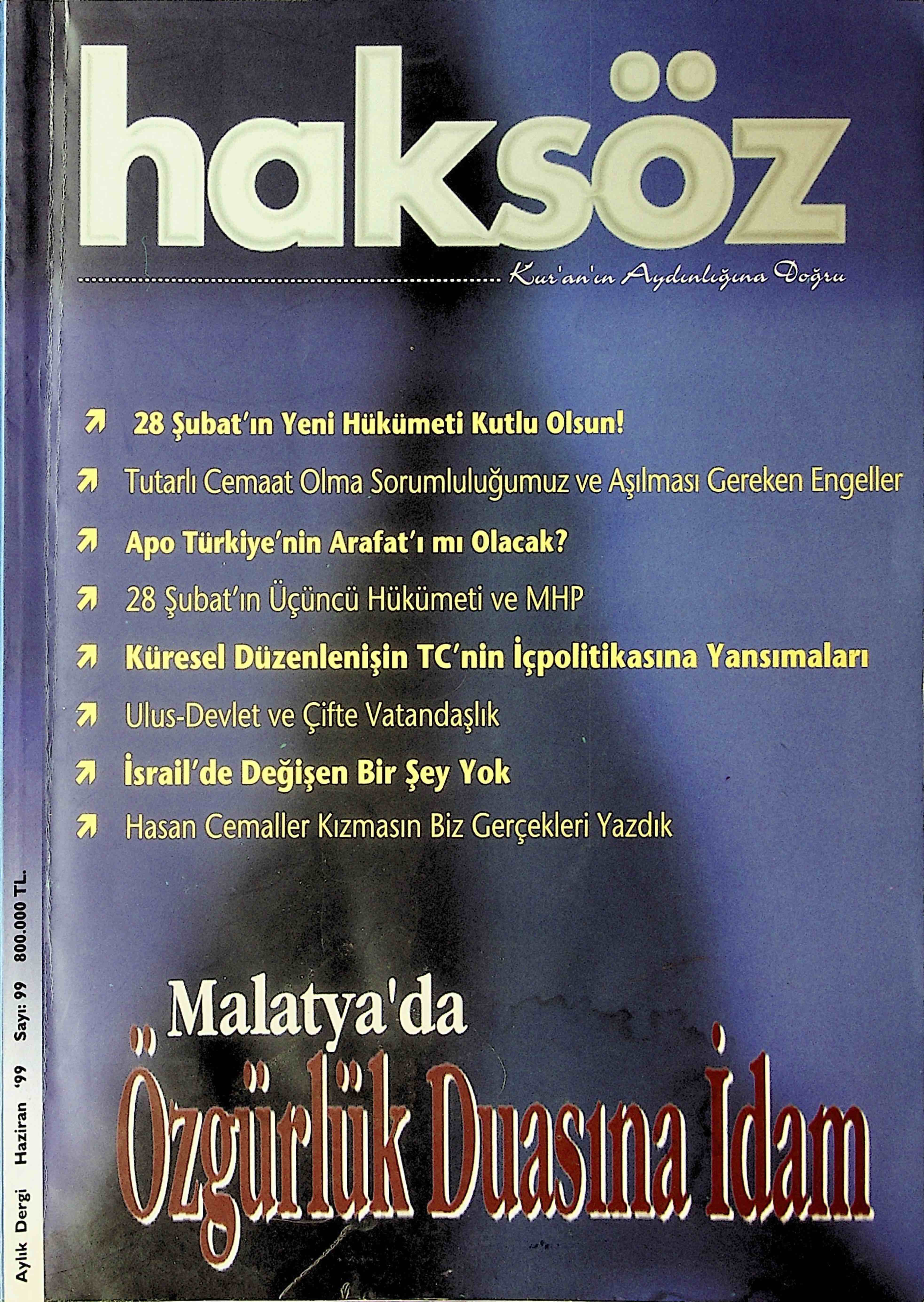 99. Sayı Kapağı