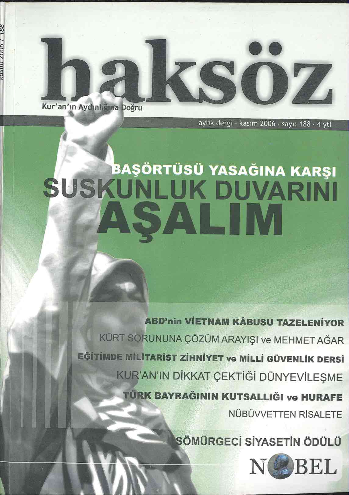 188. Sayı Kapağı