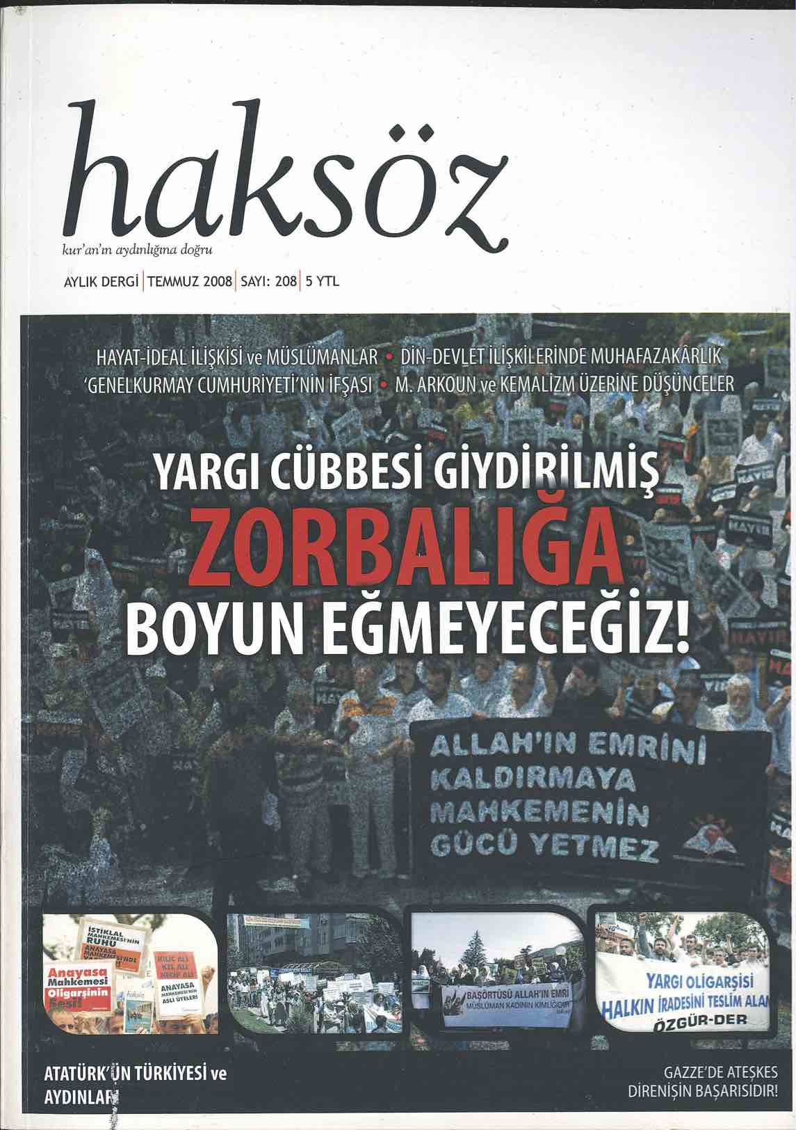 208. Sayı Kapağı