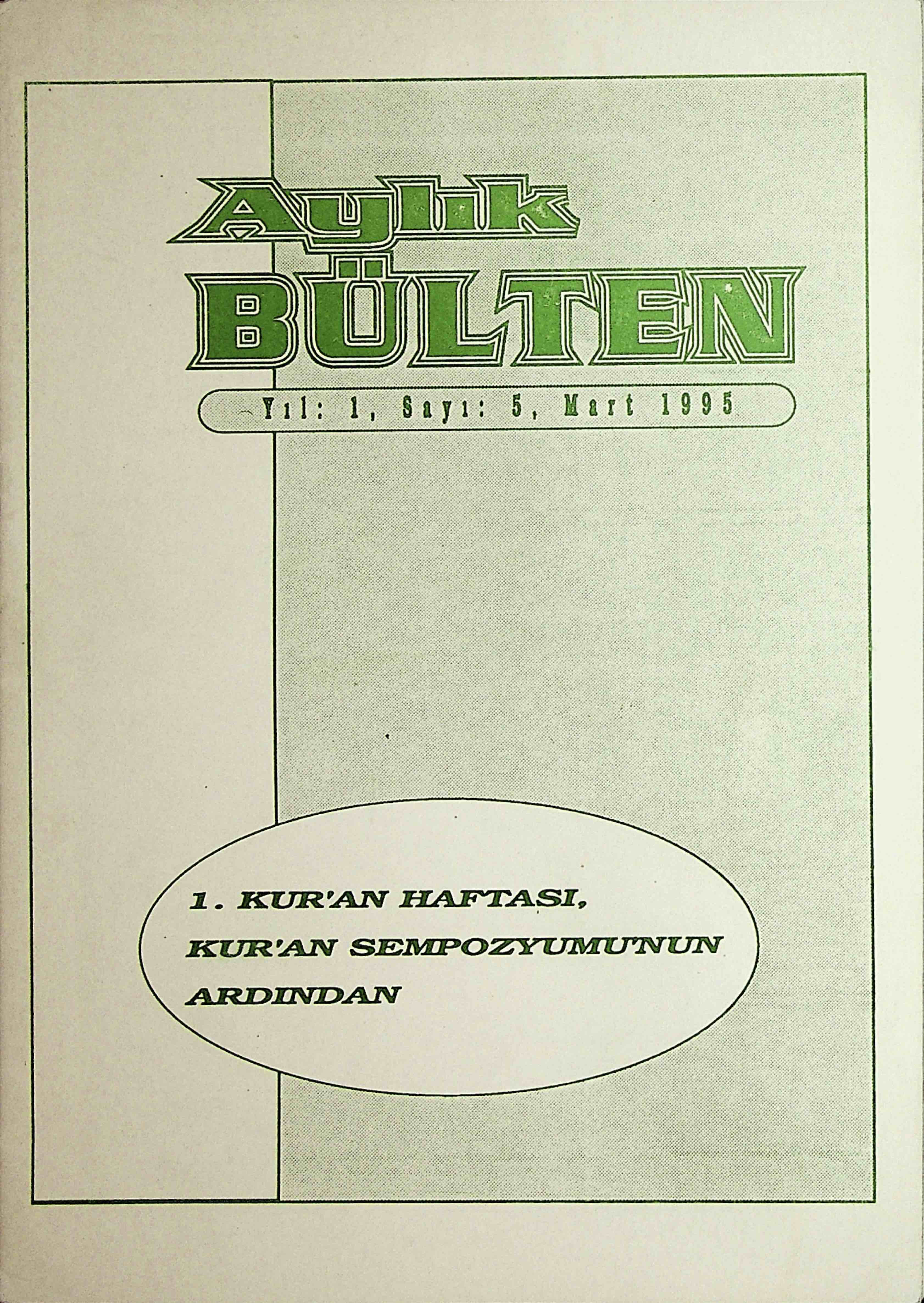 5. Sayı Kapağı