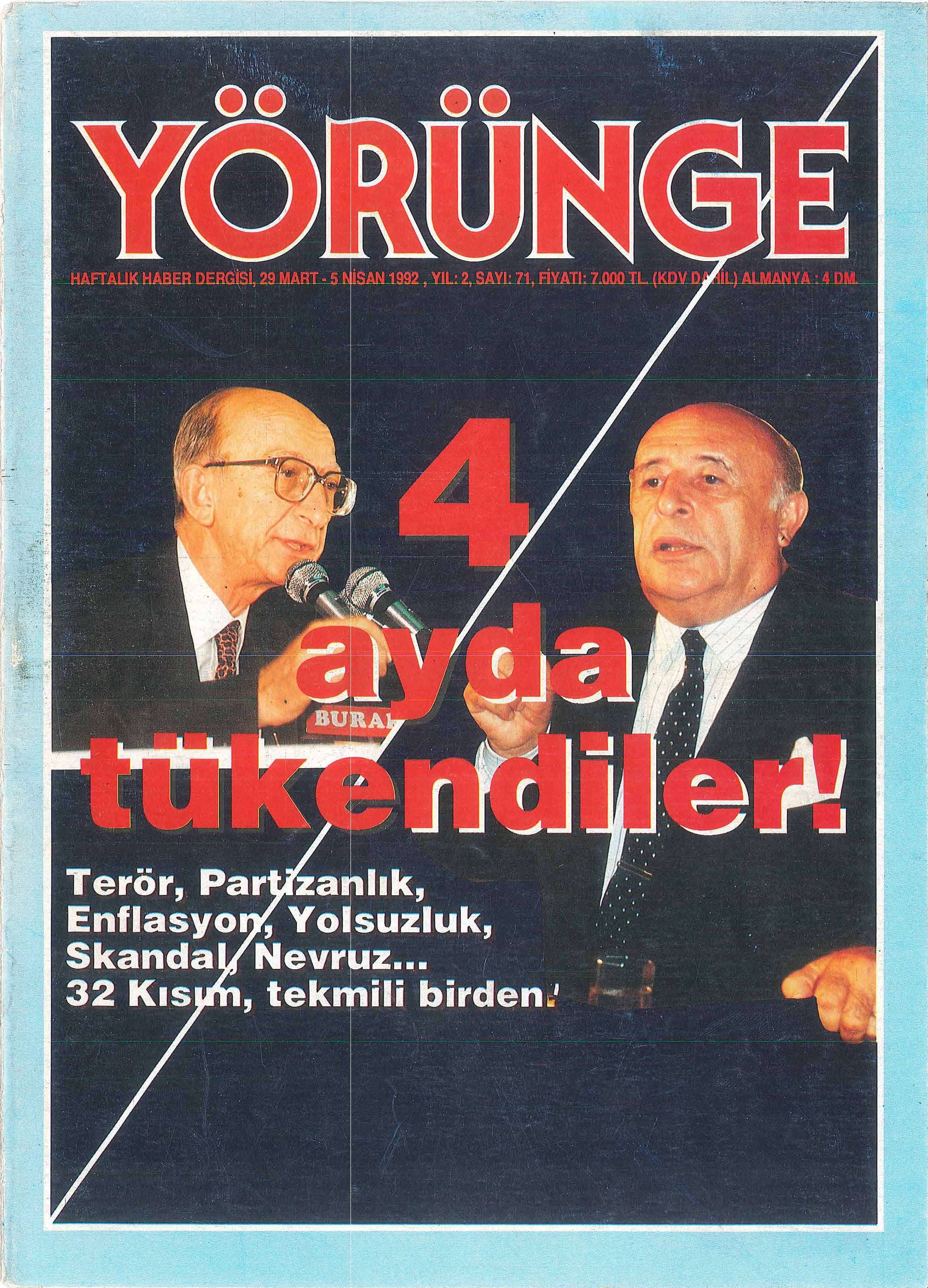 71. Sayı Kapağı