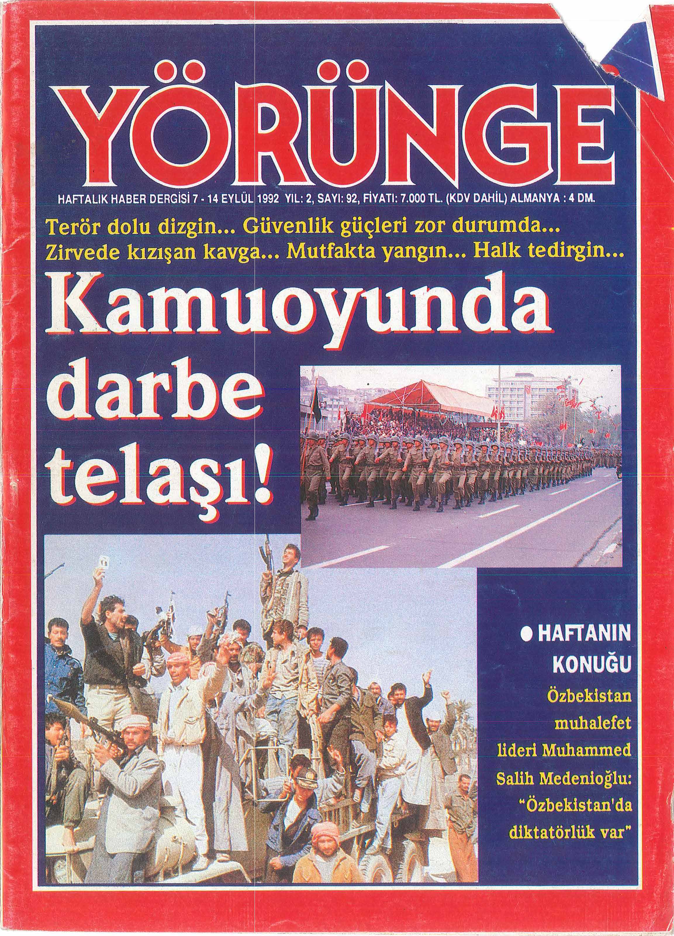 92. Sayı Kapağı