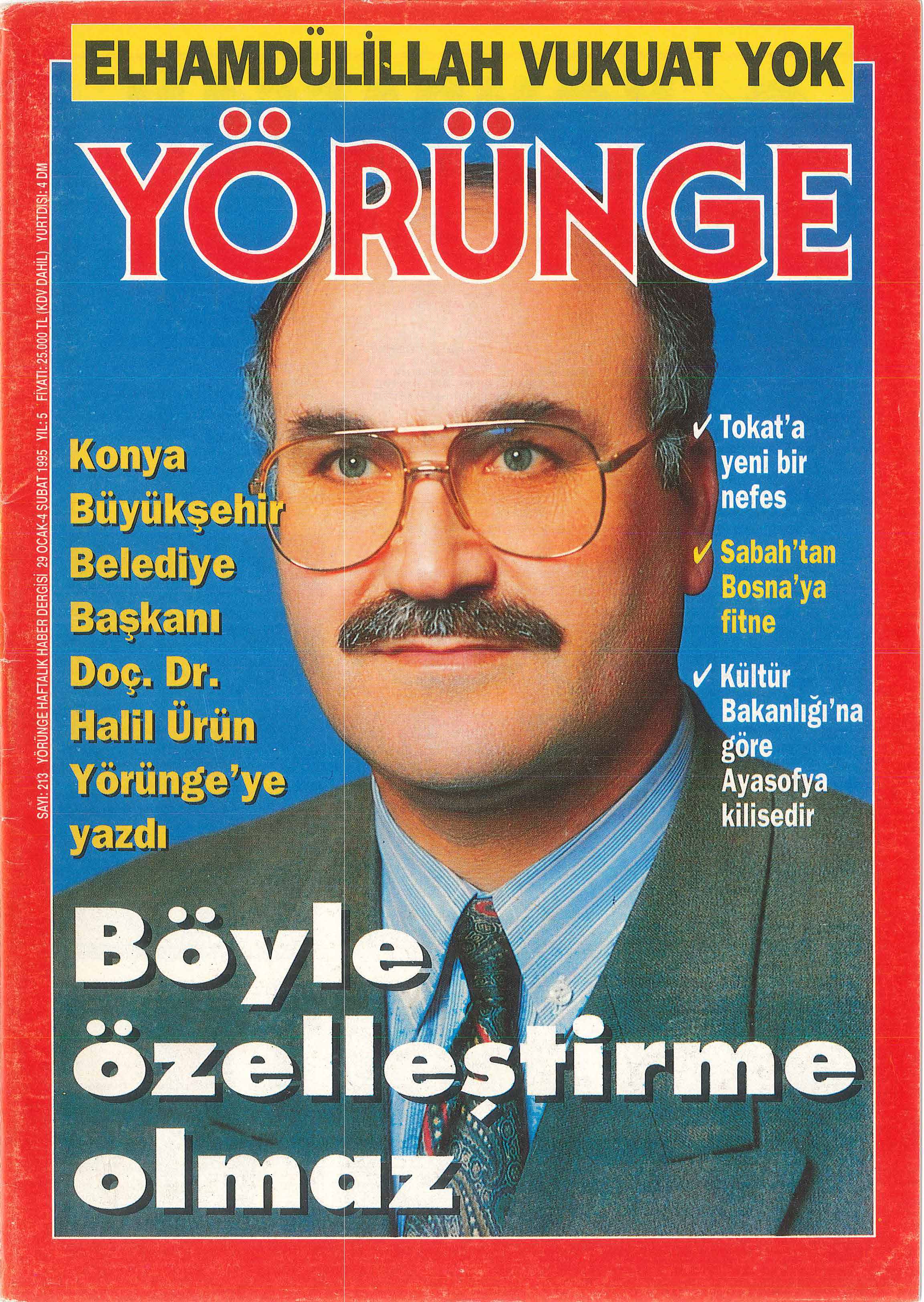 213. Sayı Kapağı