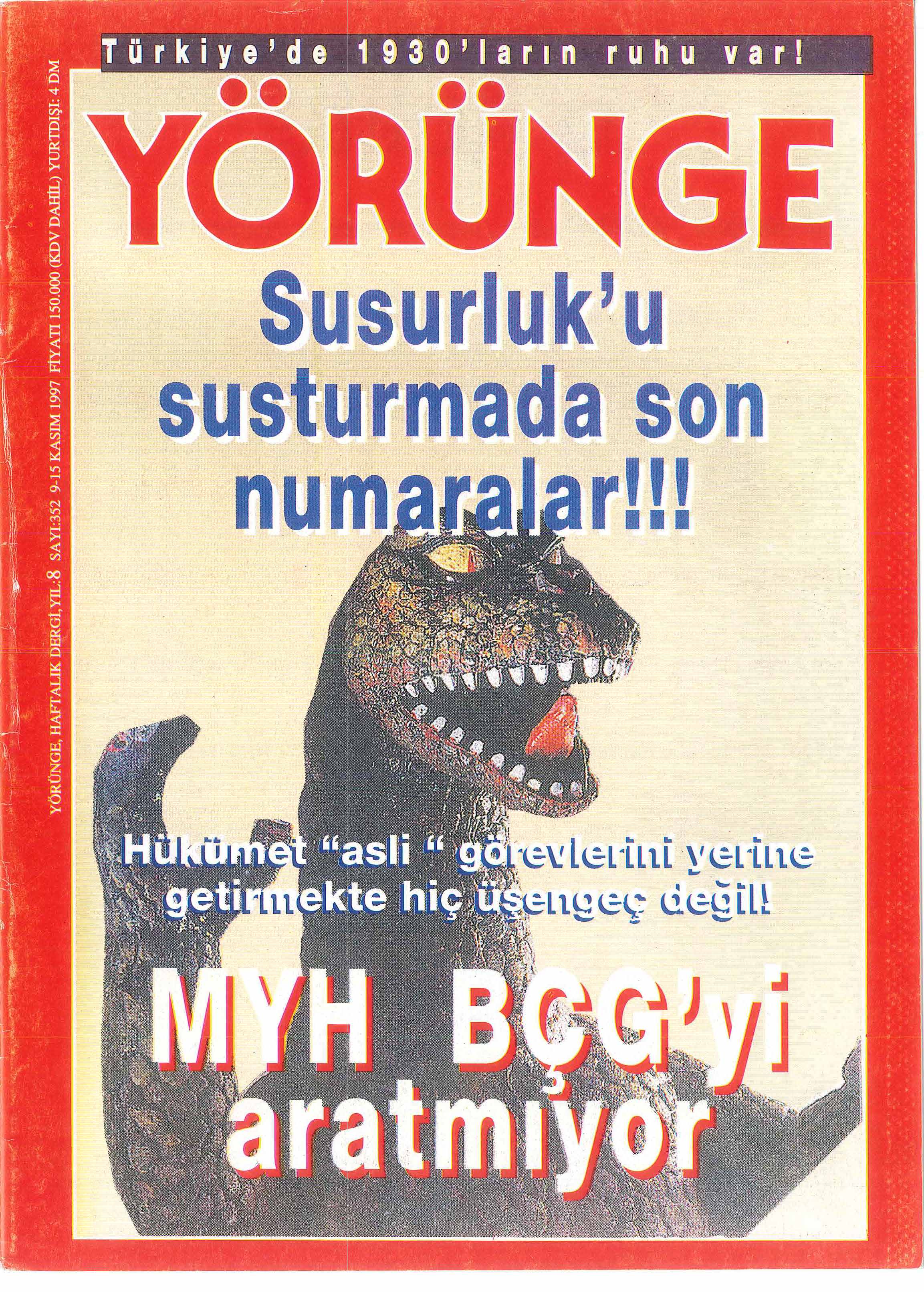 352. Sayı Kapağı