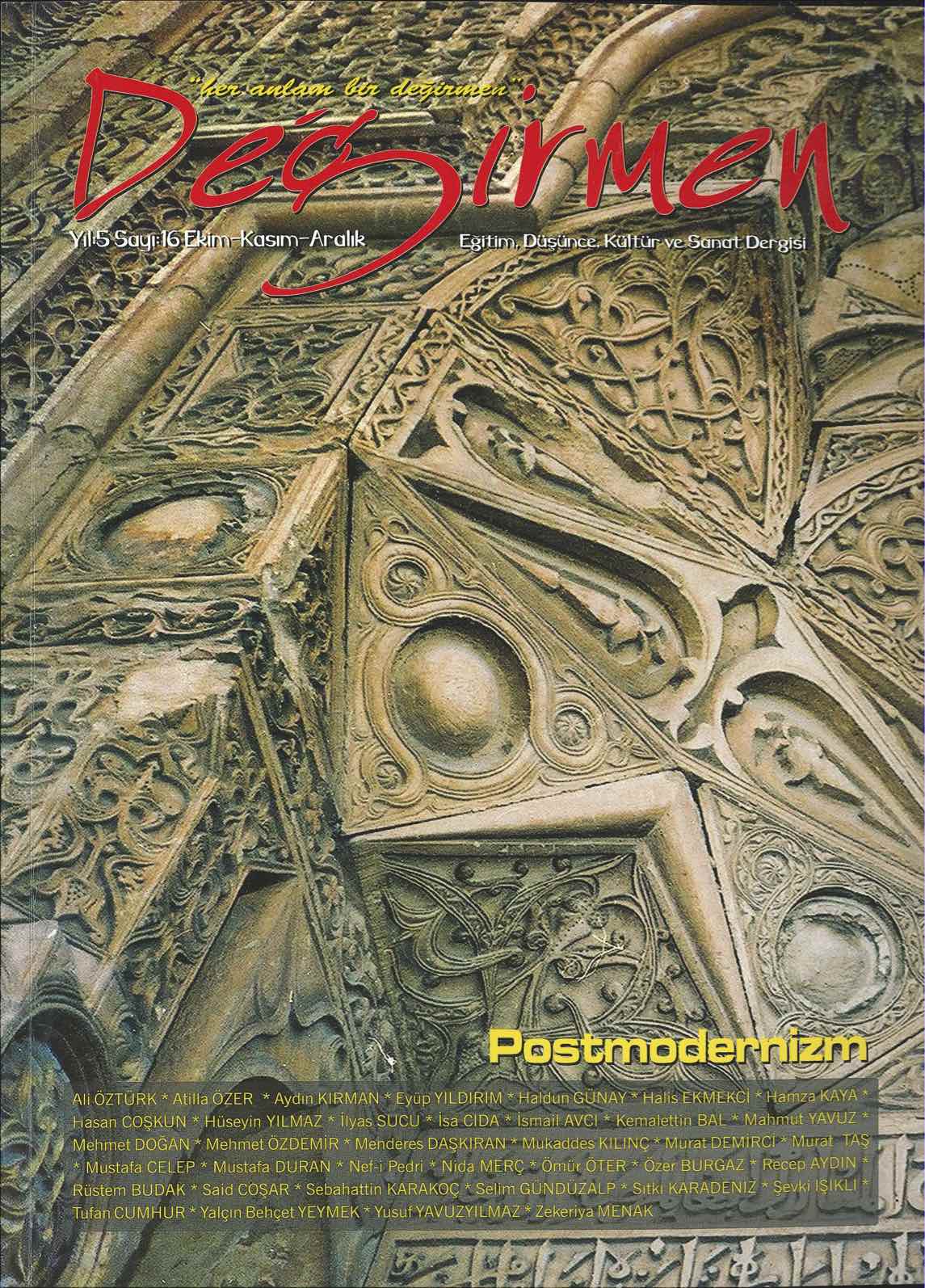 16. Sayı Kapağı