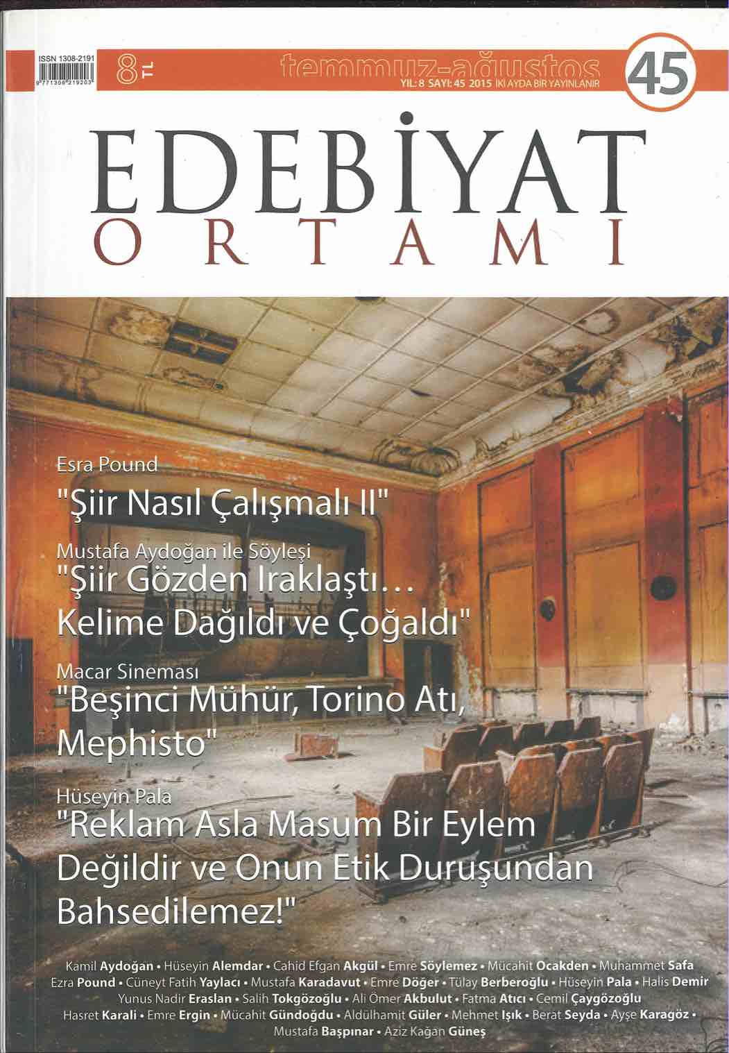 2. Cilt 45. Sayı Kapağı
