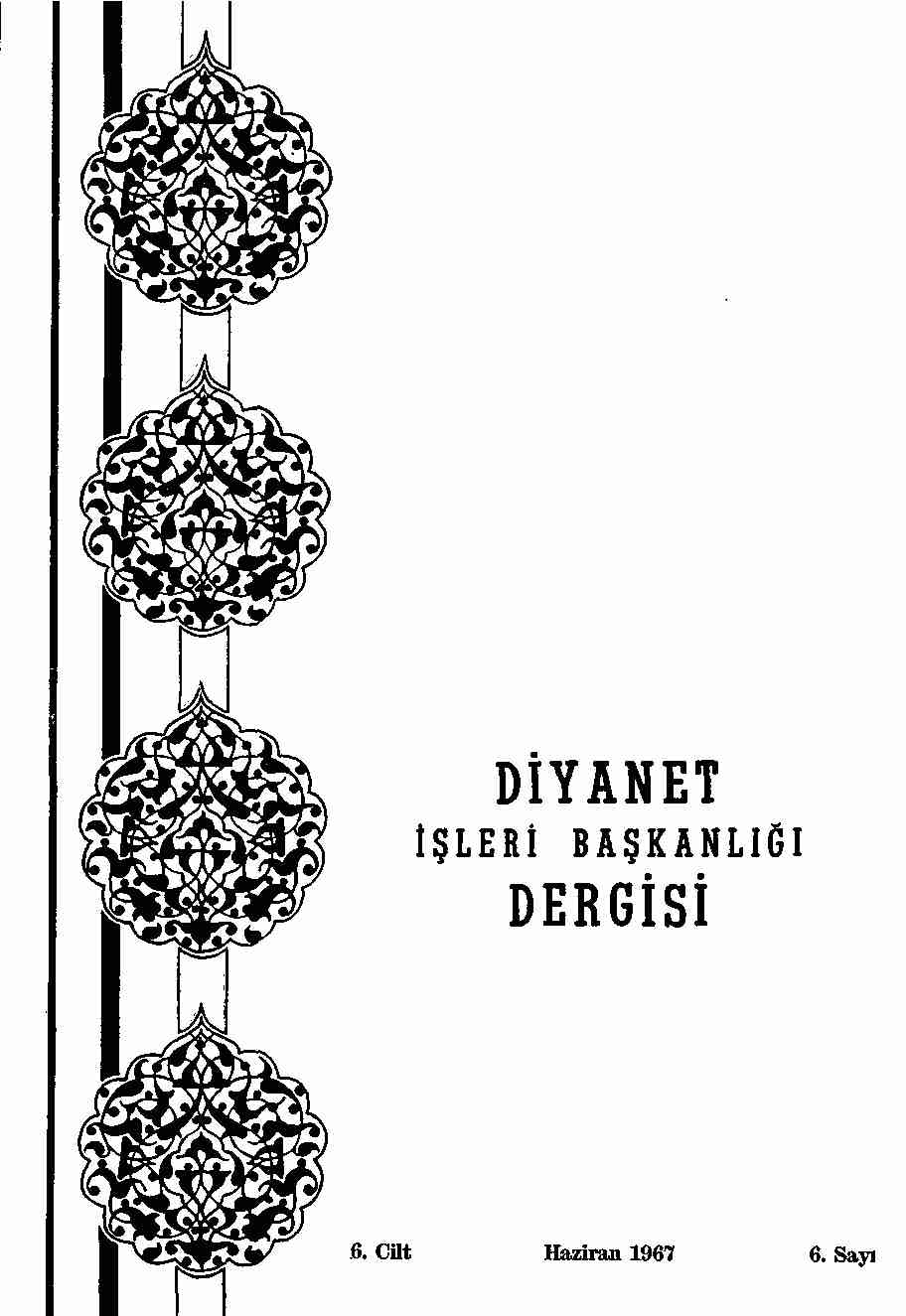 6. Cilt 6. Sayı Kapağı