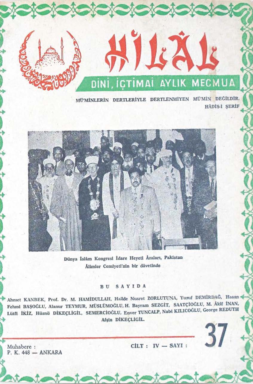 4. Cilt 37. Sayı Kapağı