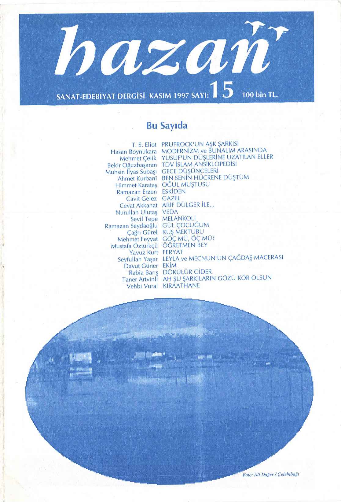 15. Sayı Kapağı