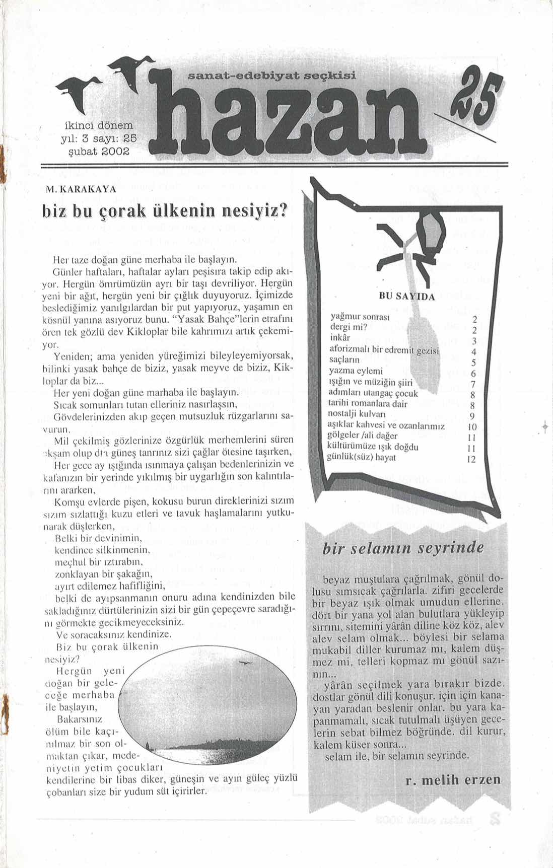 25. Sayı Kapağı