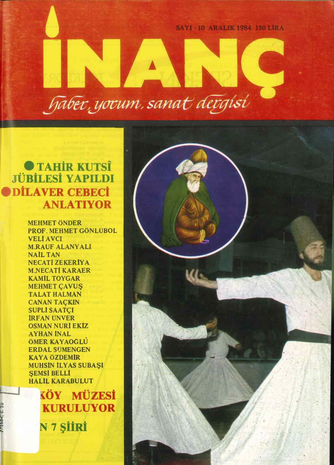 10. Sayı Kapağı
