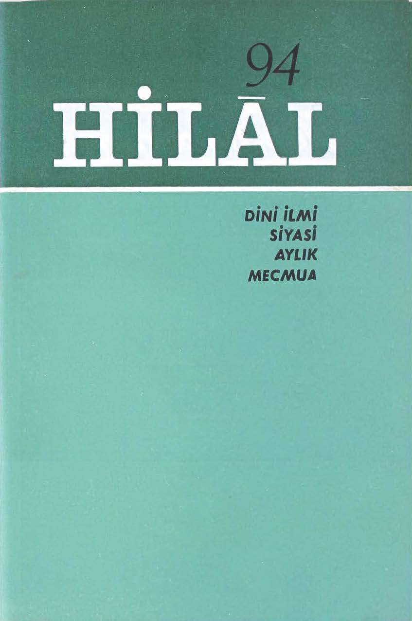 8. Cilt 94. Sayı Kapağı