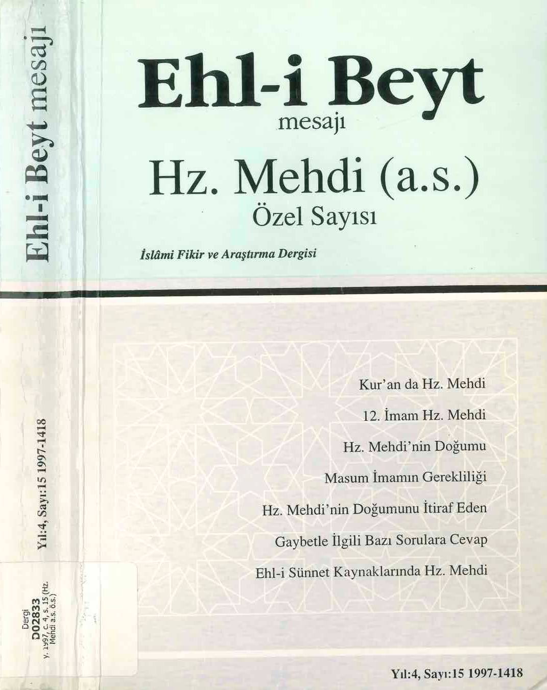 15. Sayı Kapağı