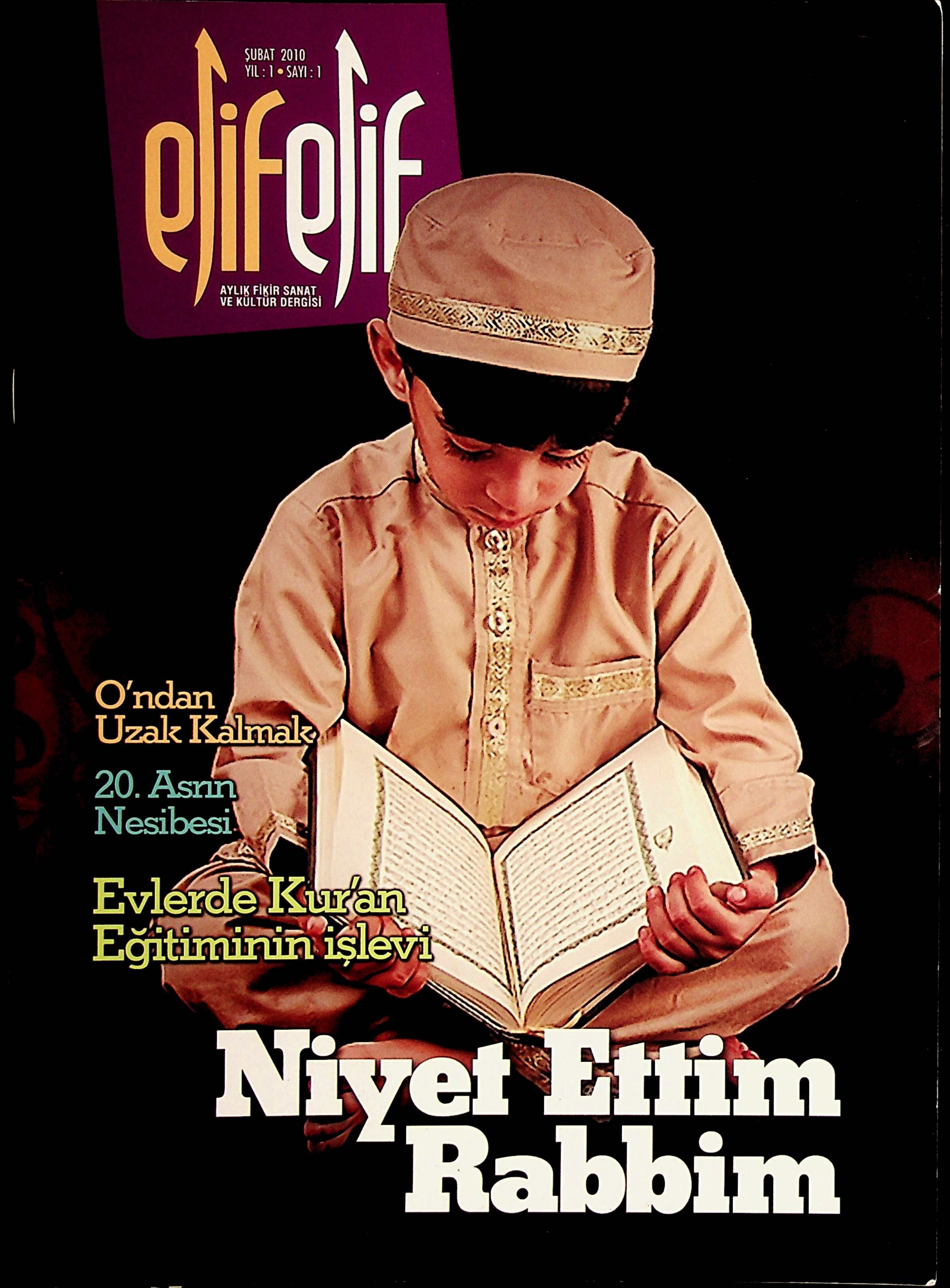 1. Sayı Kapağı