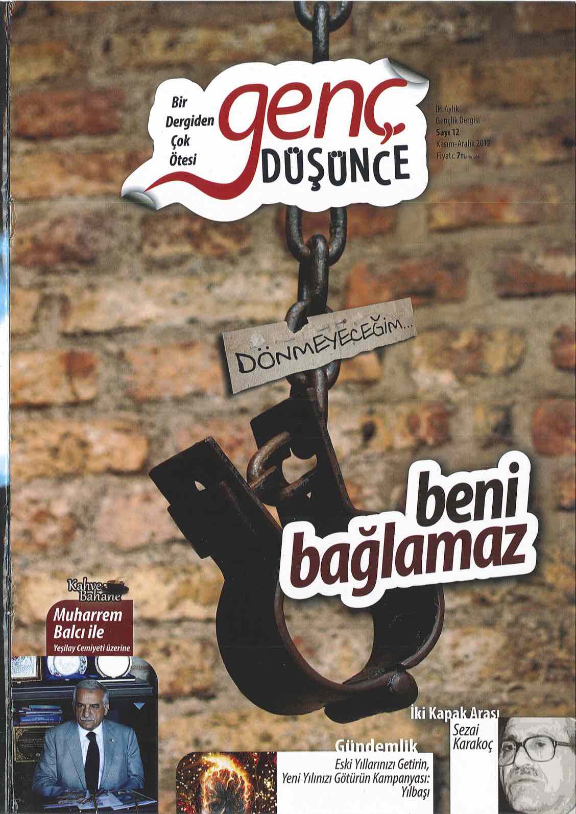 12. Sayı Kapağı