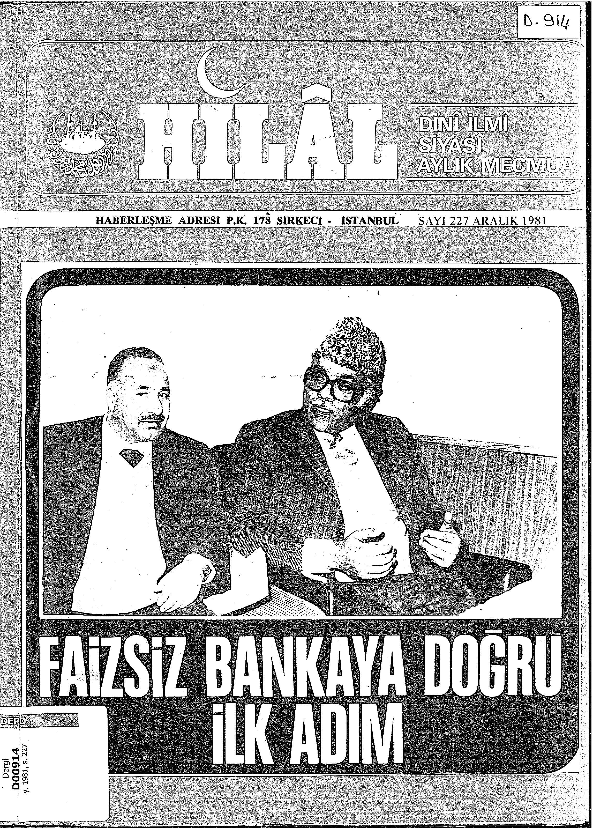 19. Cilt 227. Sayı Kapağı