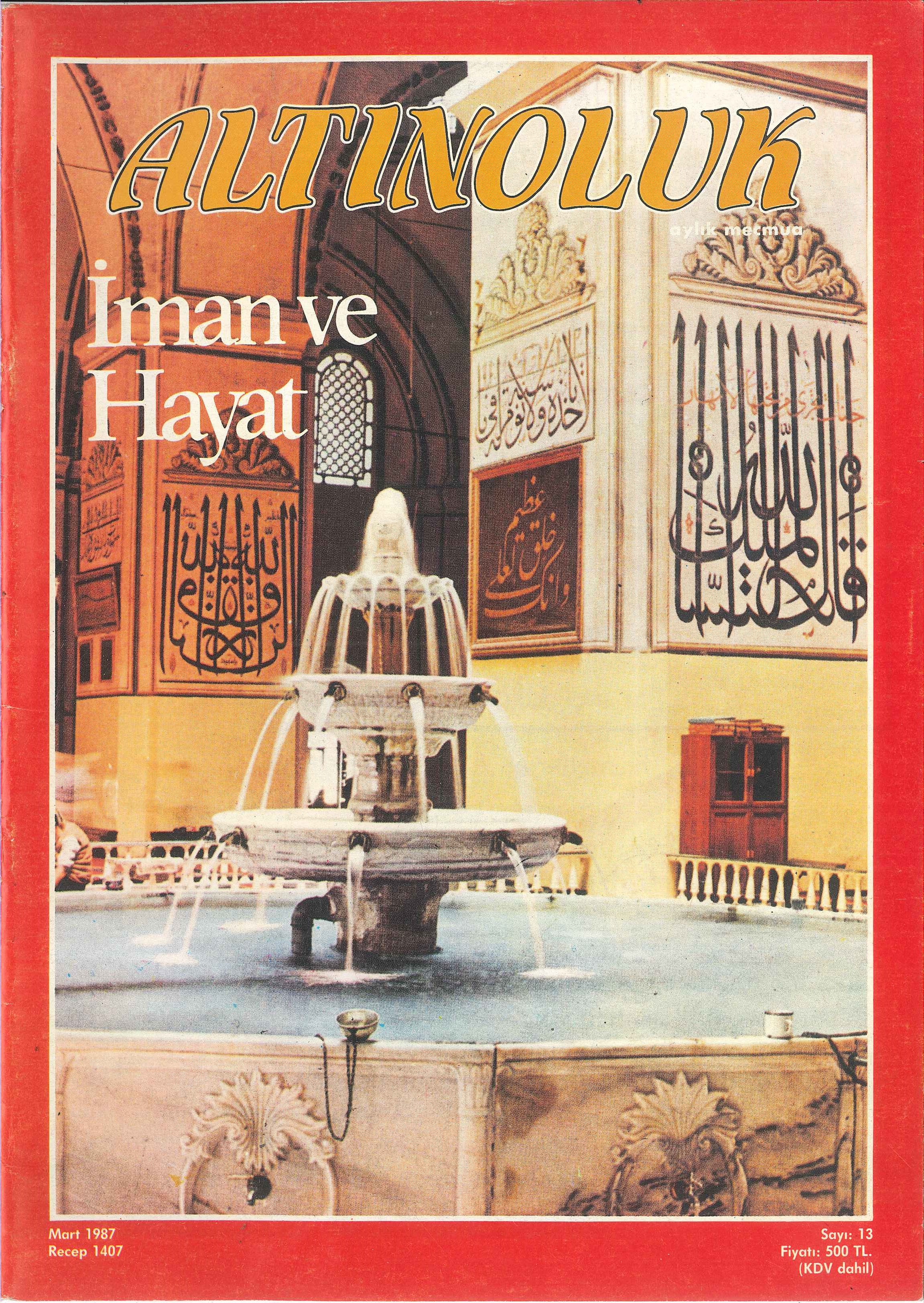13. Sayı Kapağı