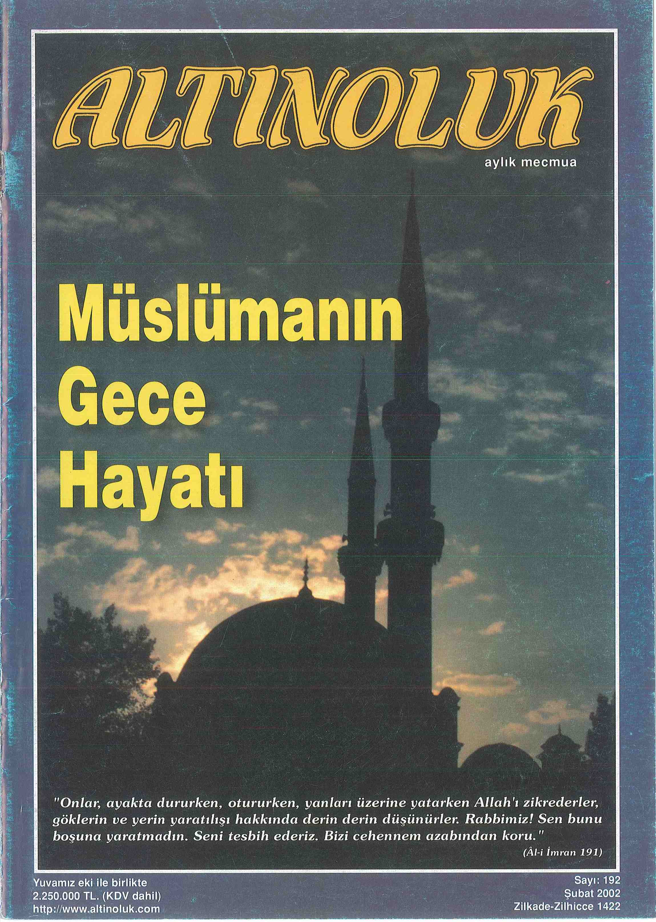 192. Sayı Kapağı