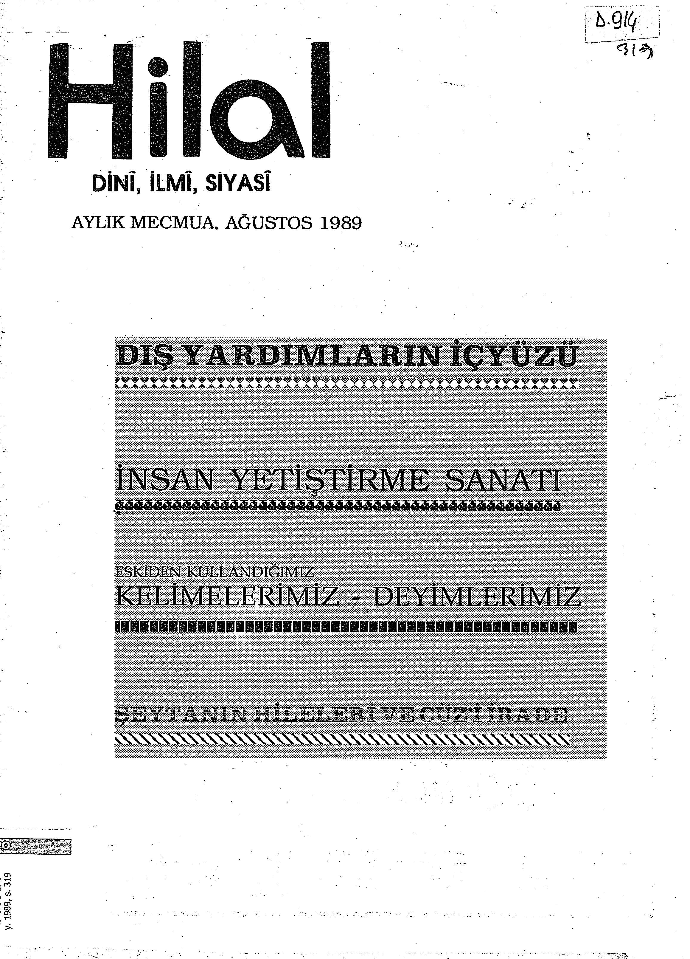 27. Cilt 319. Sayı Kapağı